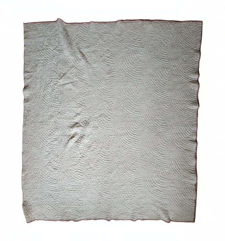 Antique Hole the Barn Patchwork Quilt c1900