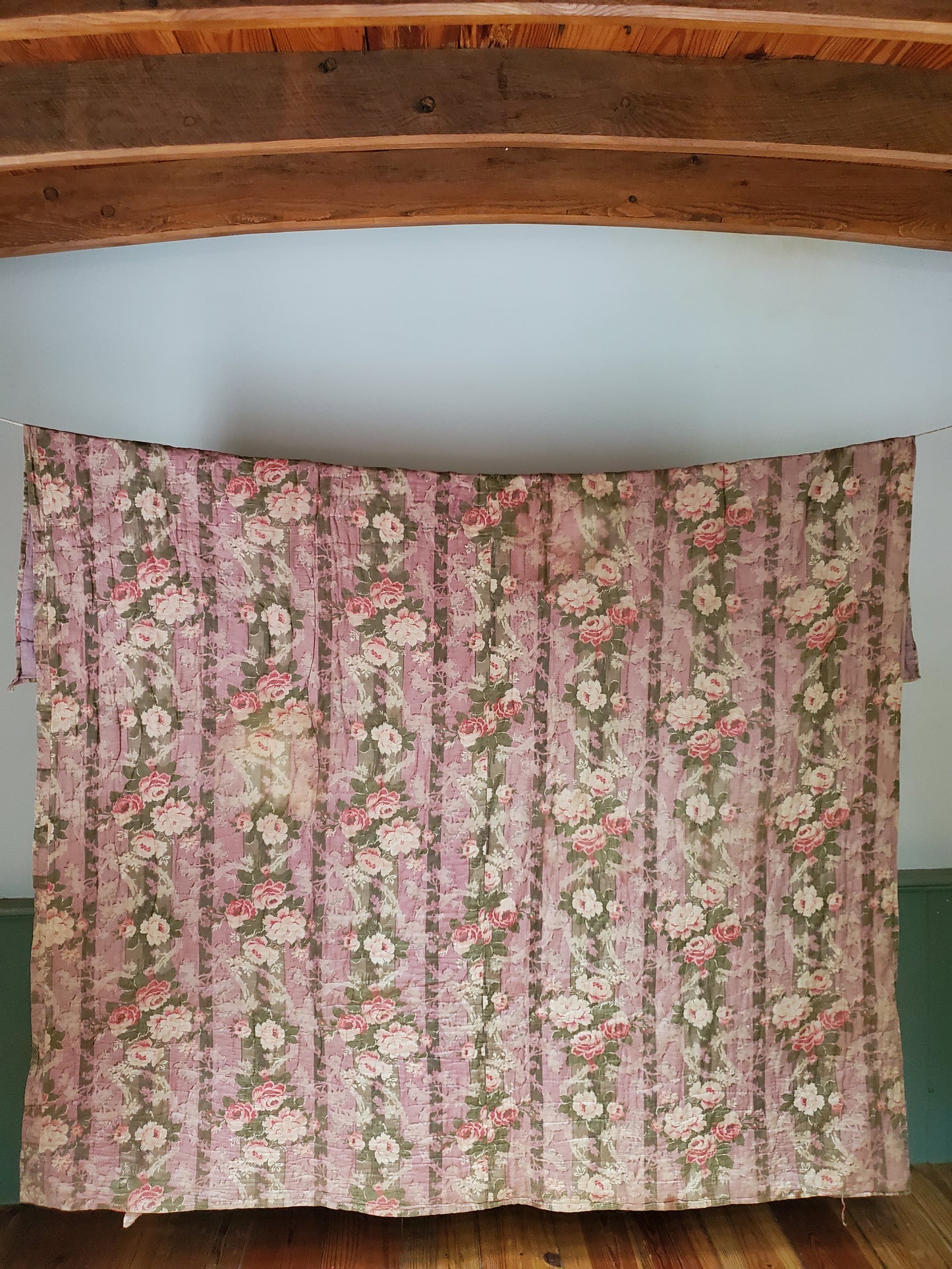 Antique Rose Patch Quilt