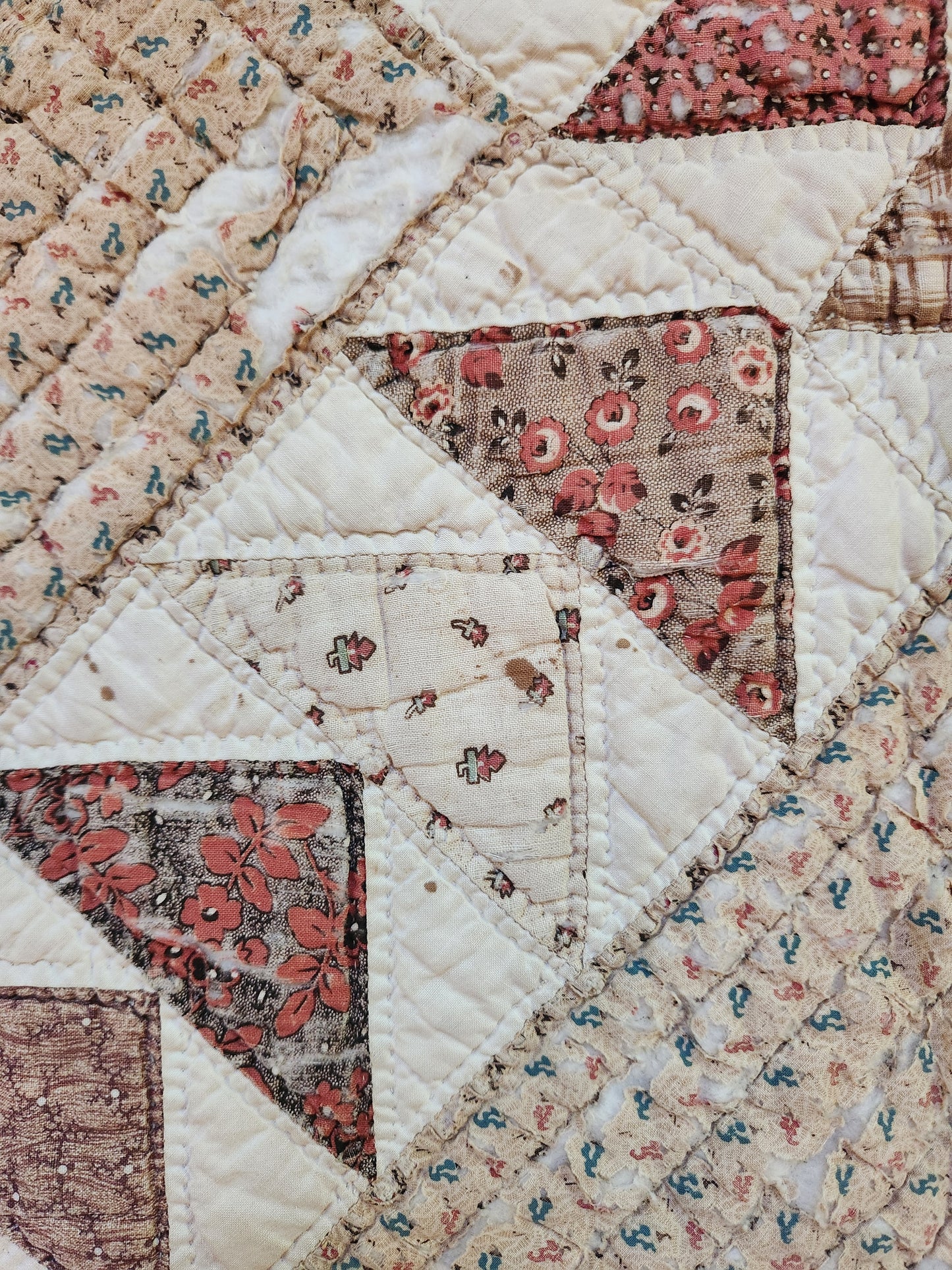 Antique Flying Geese Quilt c1870