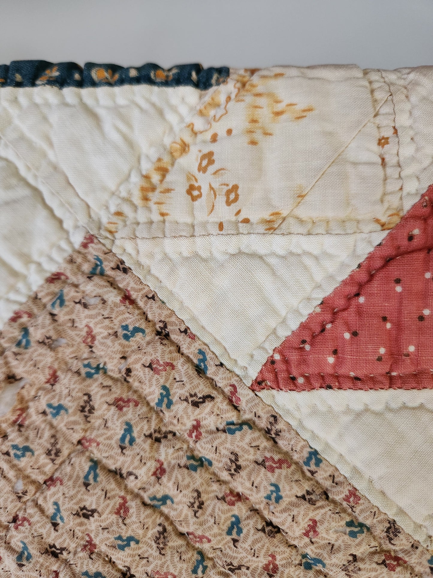 Antique Flying Geese Quilt c1870