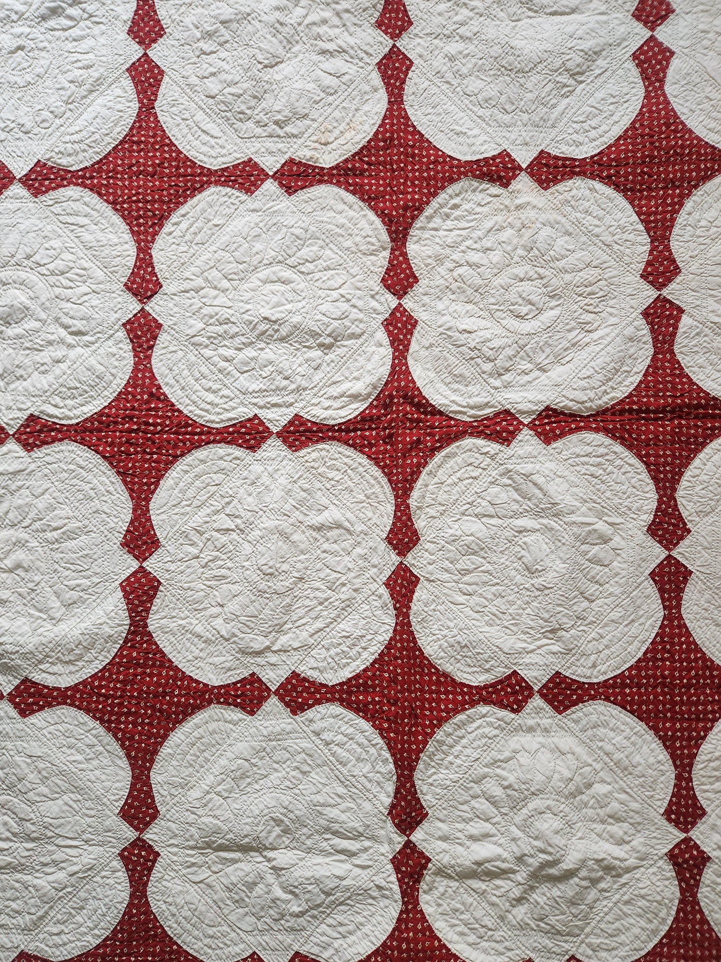 19th Century Red and White Quilt
