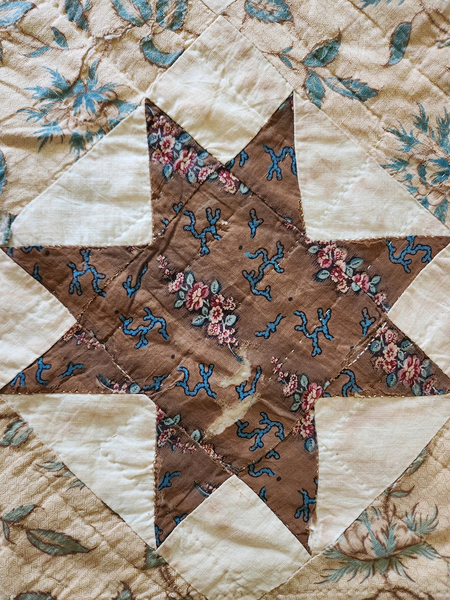 Mid 19th Century Star Quilt