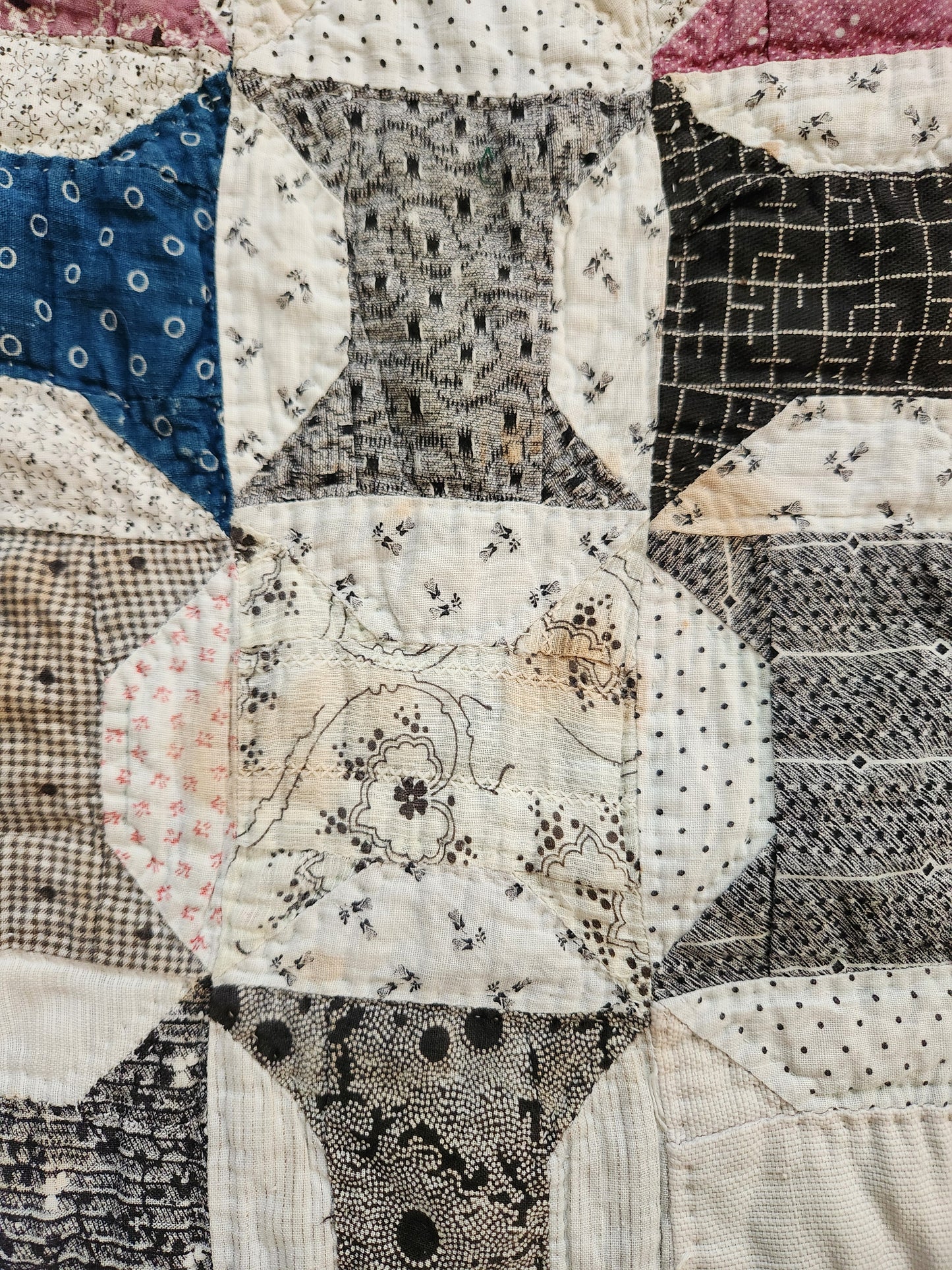 Antique Spools Quilt c1900