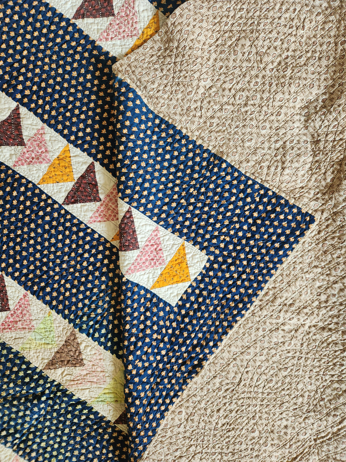 Antique Flying Geese Quilt