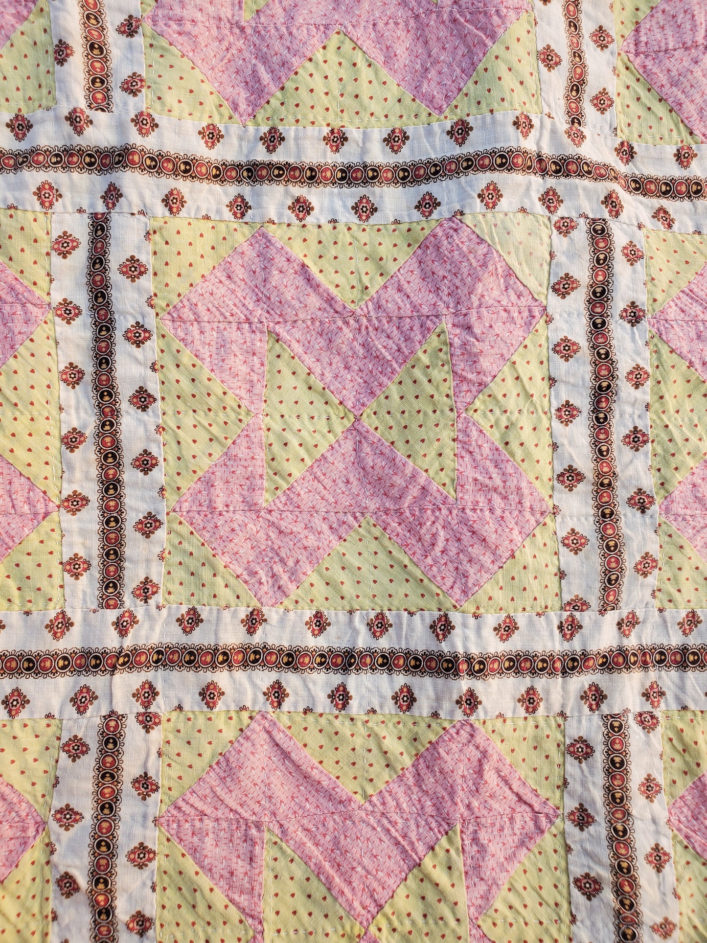 Double Pink Antique Quilt