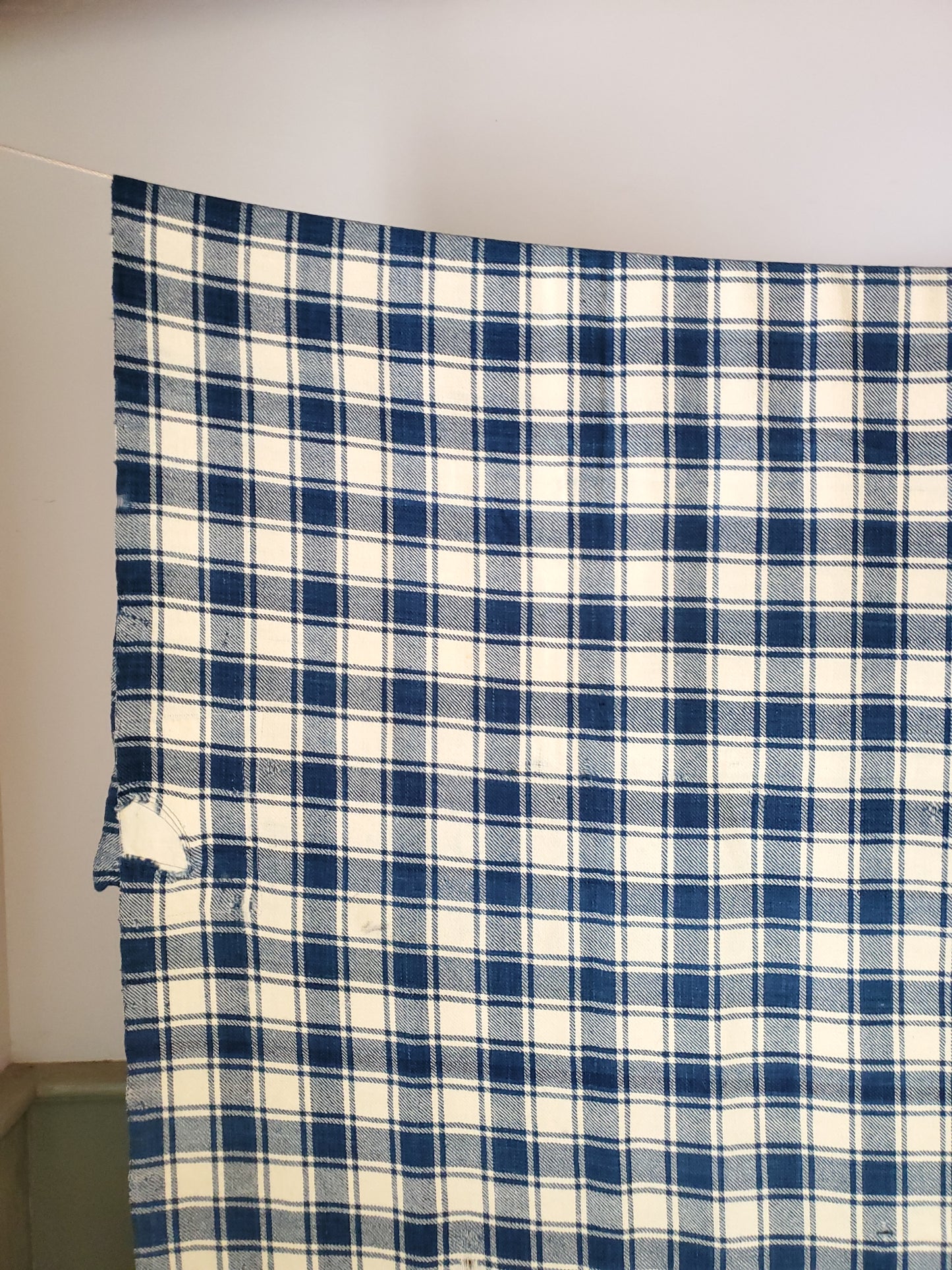 Antique Woven Woolsey Blanket