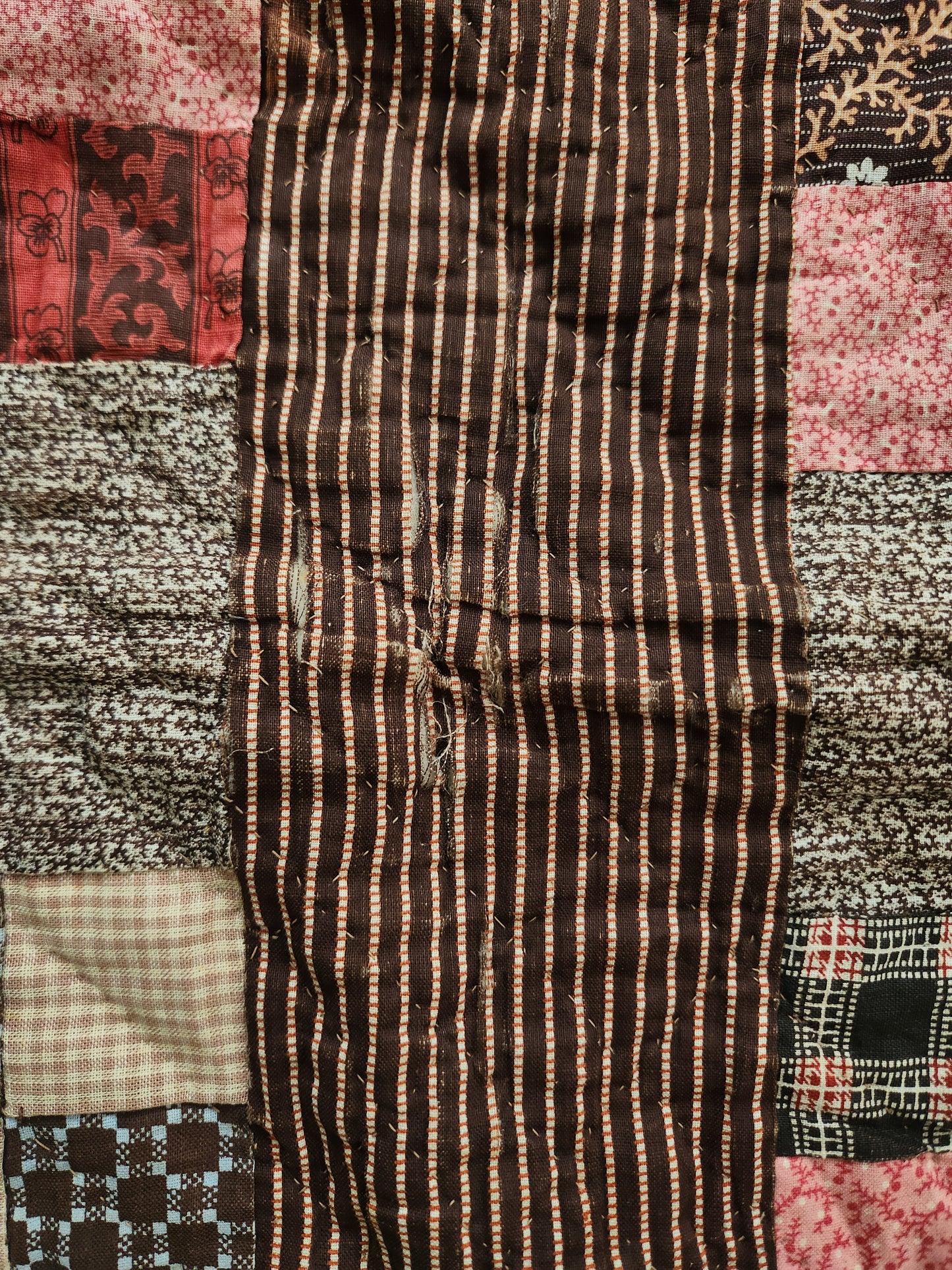 Antique Four Patch Quilt c1880