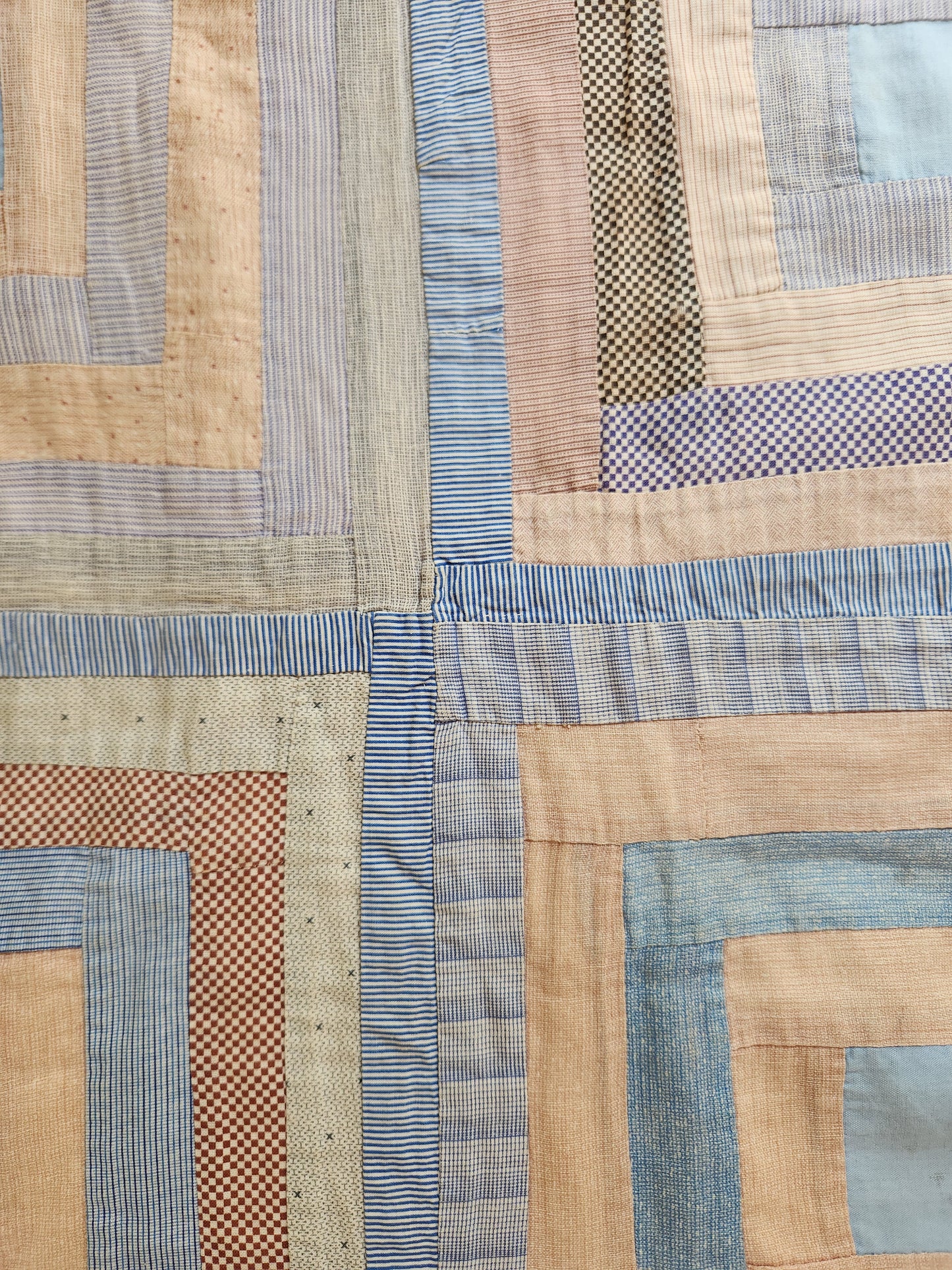 Antique Log Cabin Quilt