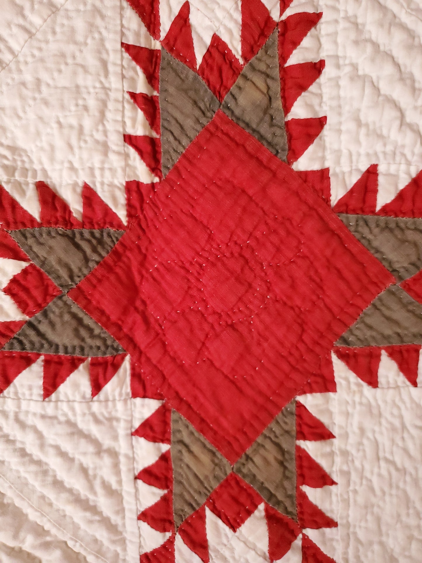 Antique Feathered Star Quilt