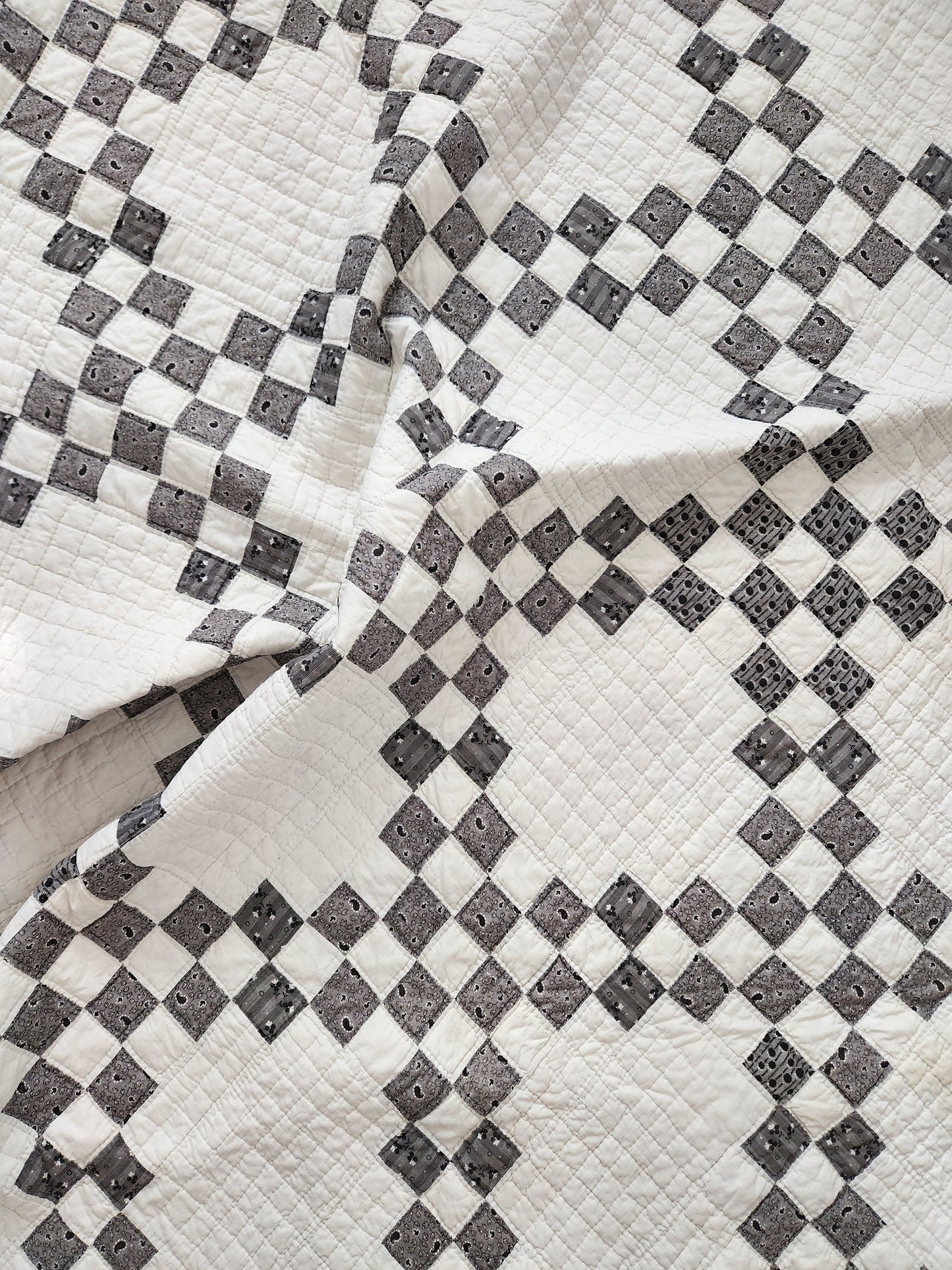 Antique Mourning Quilt c1900