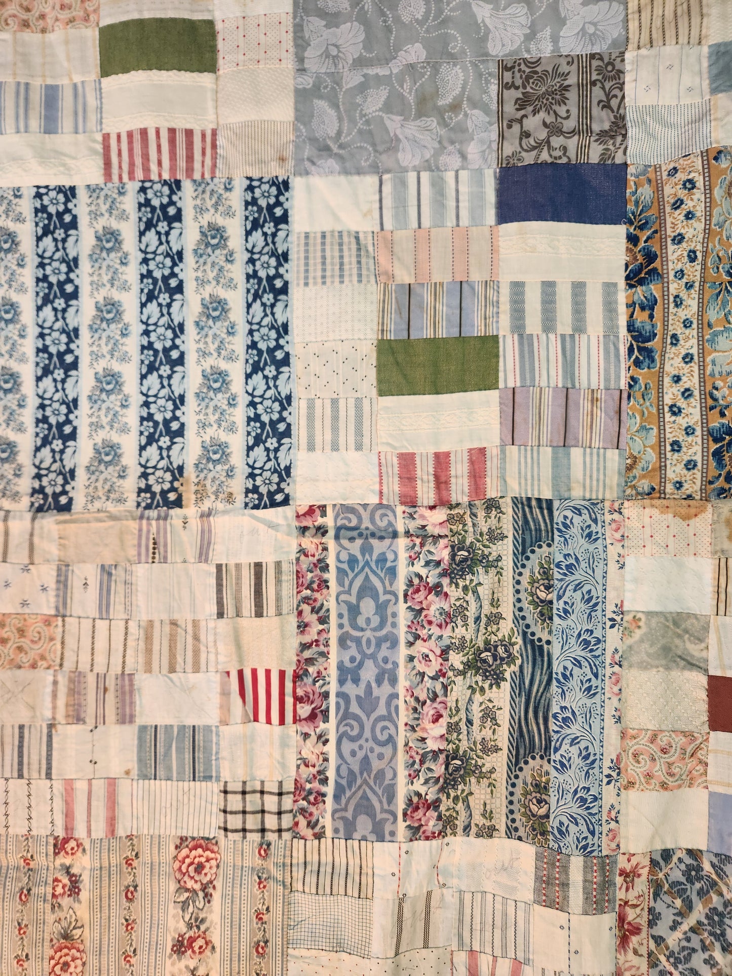 Salesman’s Samples Quilt Top