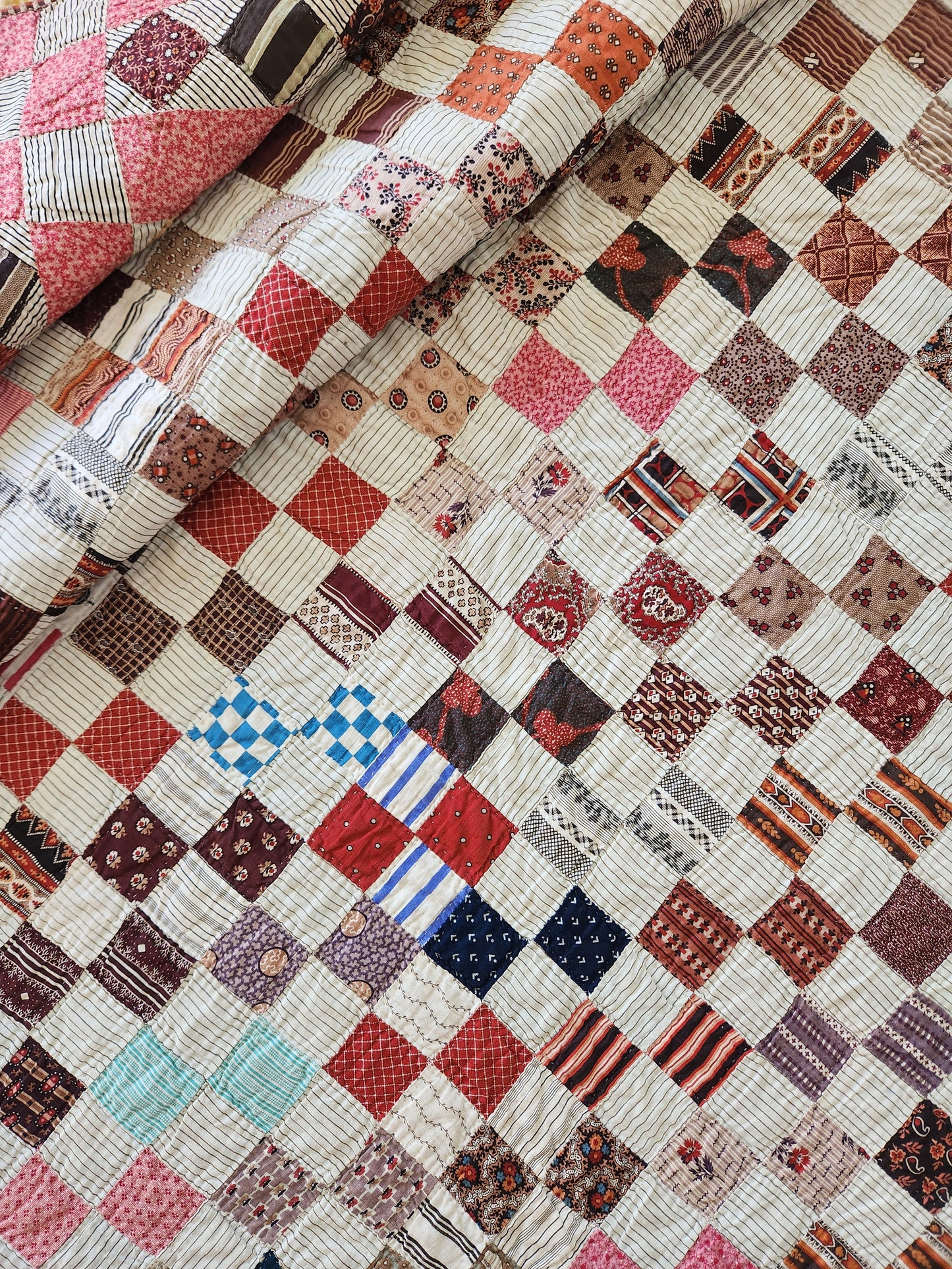 Antique Patchwork Quilt c1880