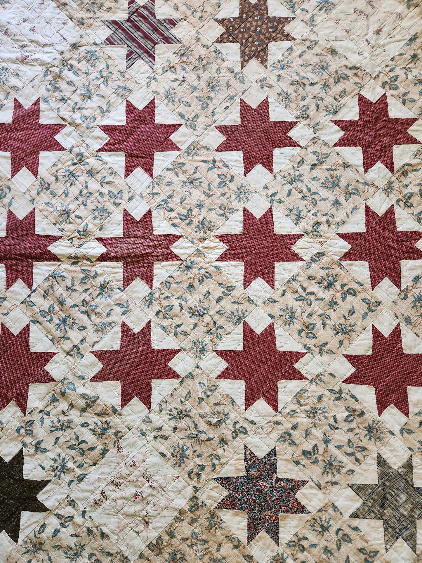 Mid 19th Century Star Quilt