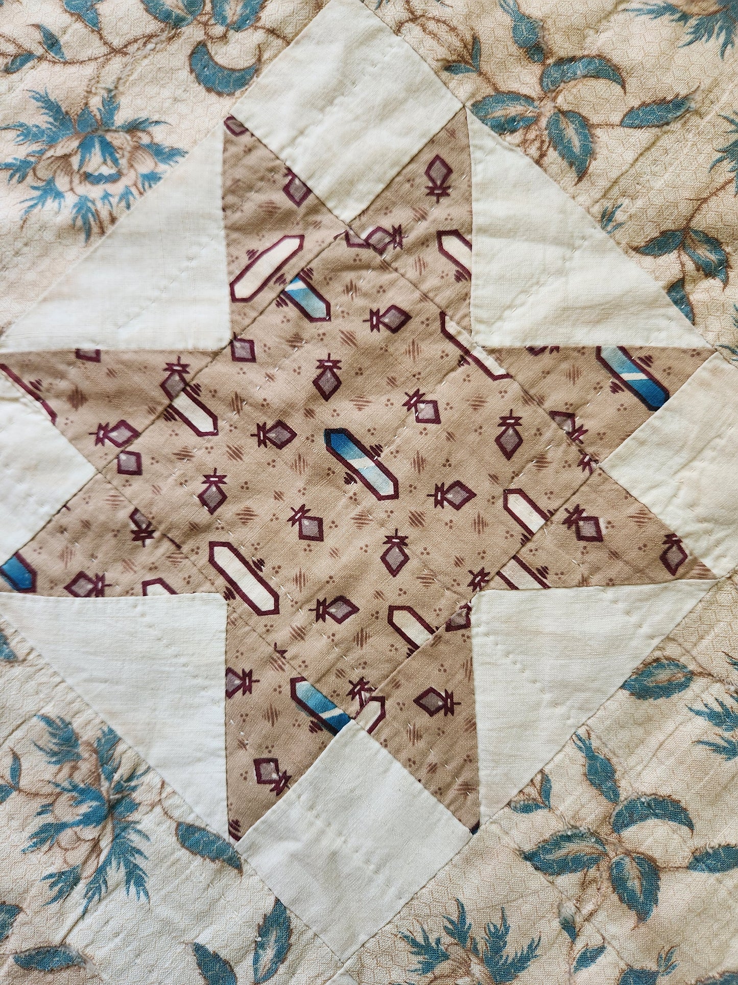 Mid 19th Century Star Quilt