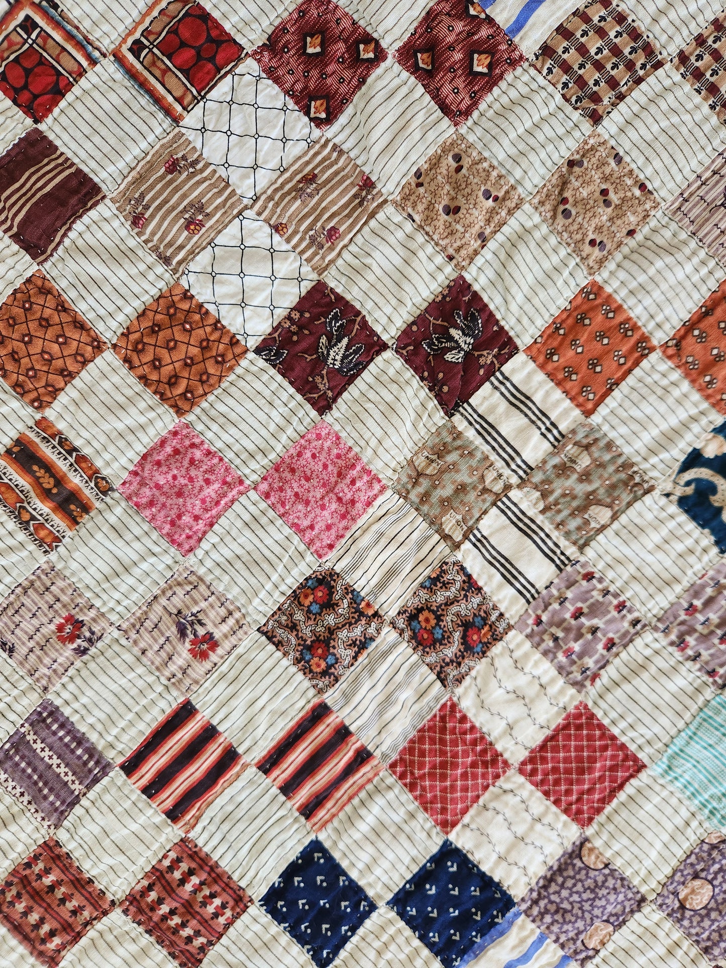 Antique Patchwork Quilt c1880