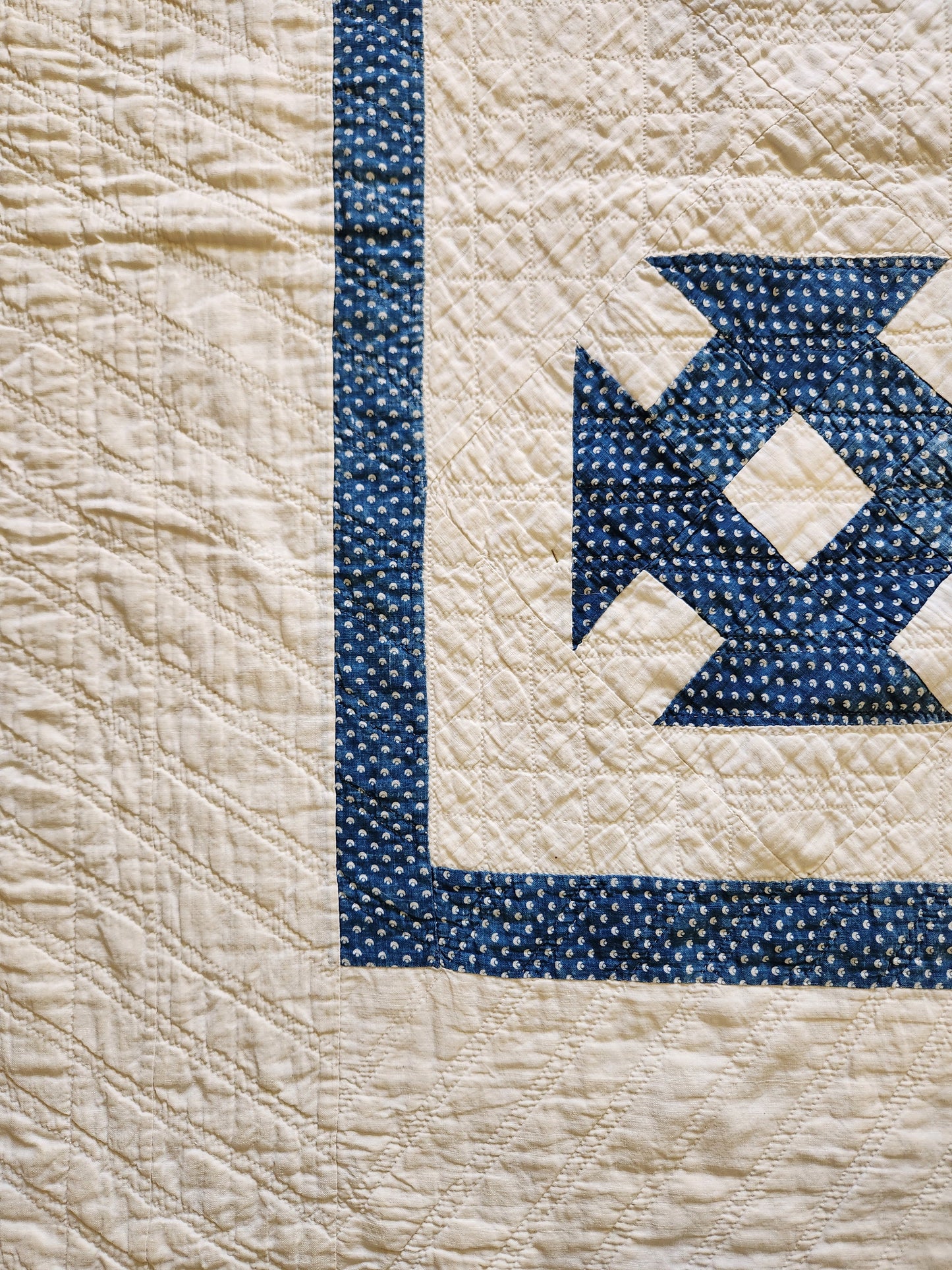 Blue and White Hole in The Barn Door c1890