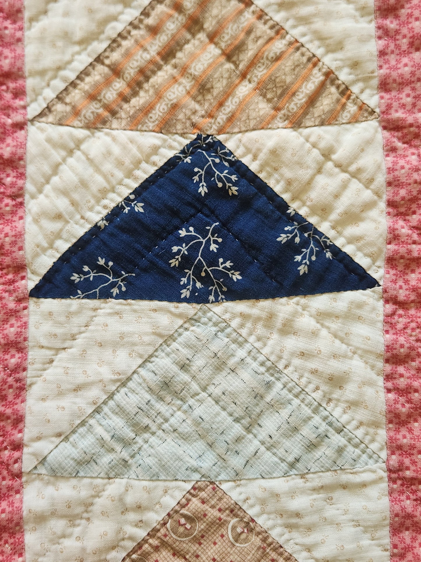 Antique Flying Geese Quilt c1880