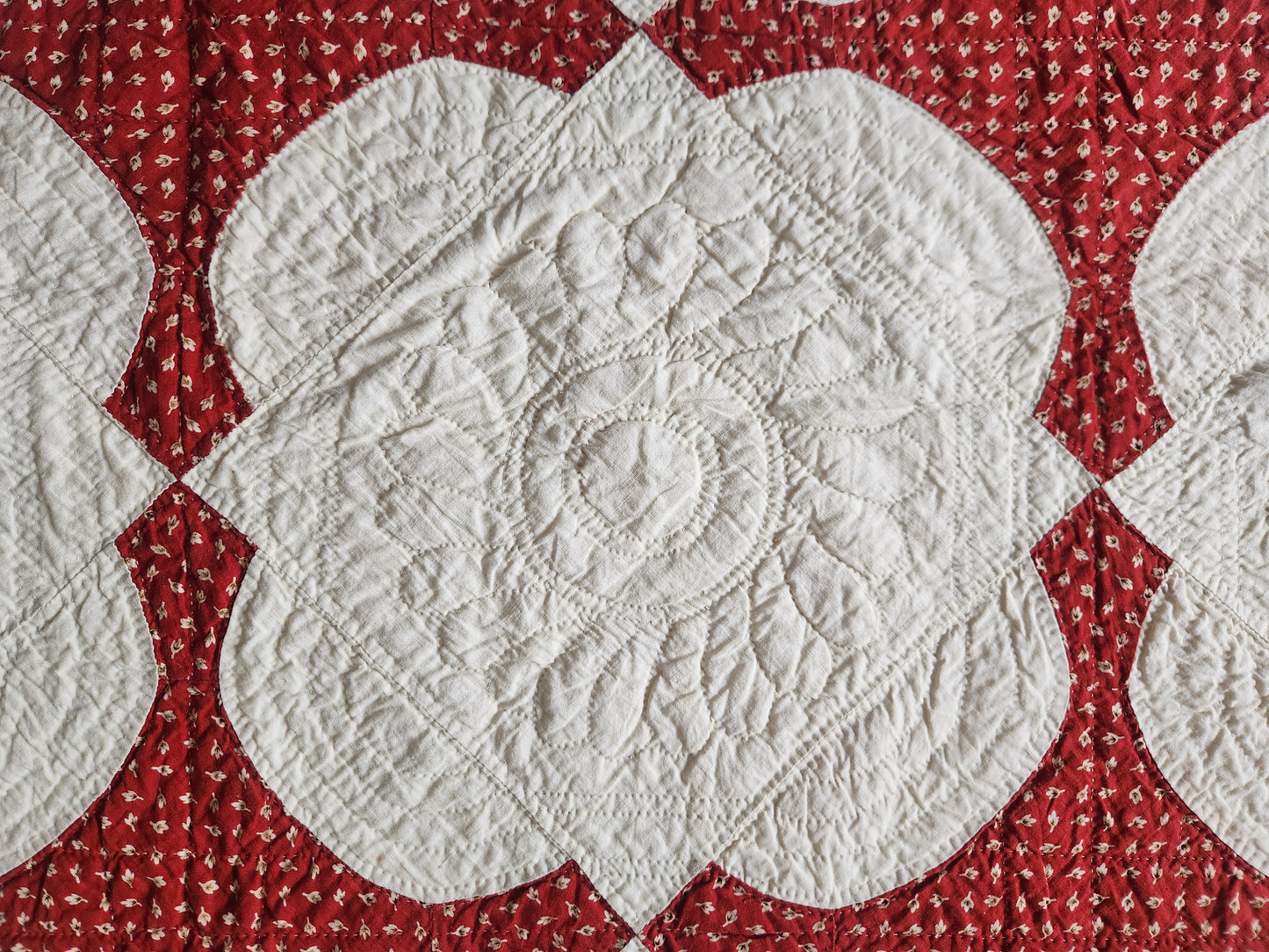 19th Century Red and White Quilt