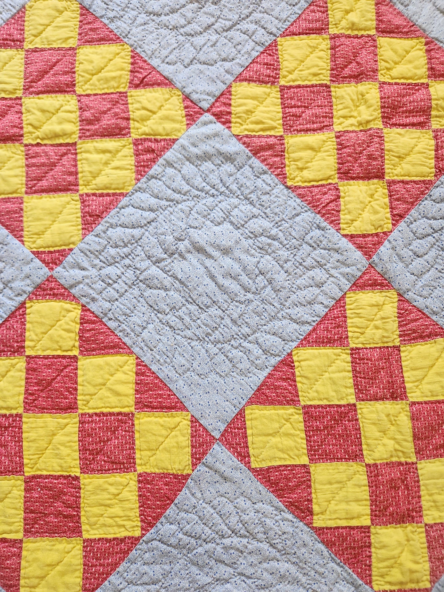 Antique Pennsylvania Nine Patch Quilt