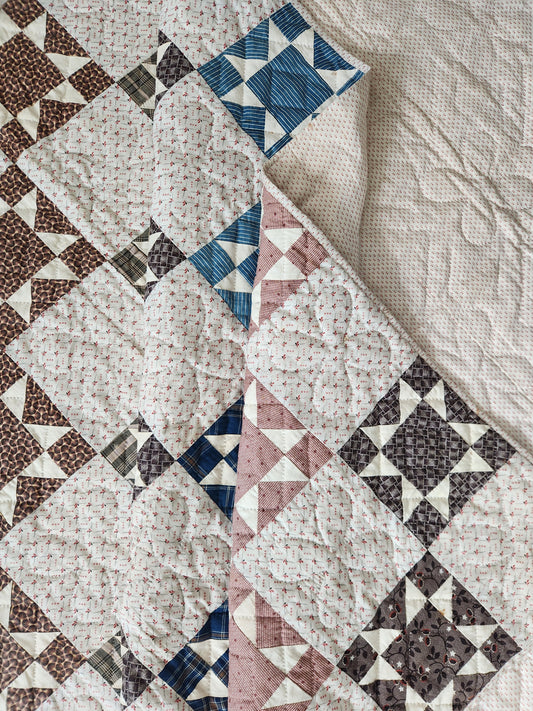 Antique Evening Star Quilt c1900