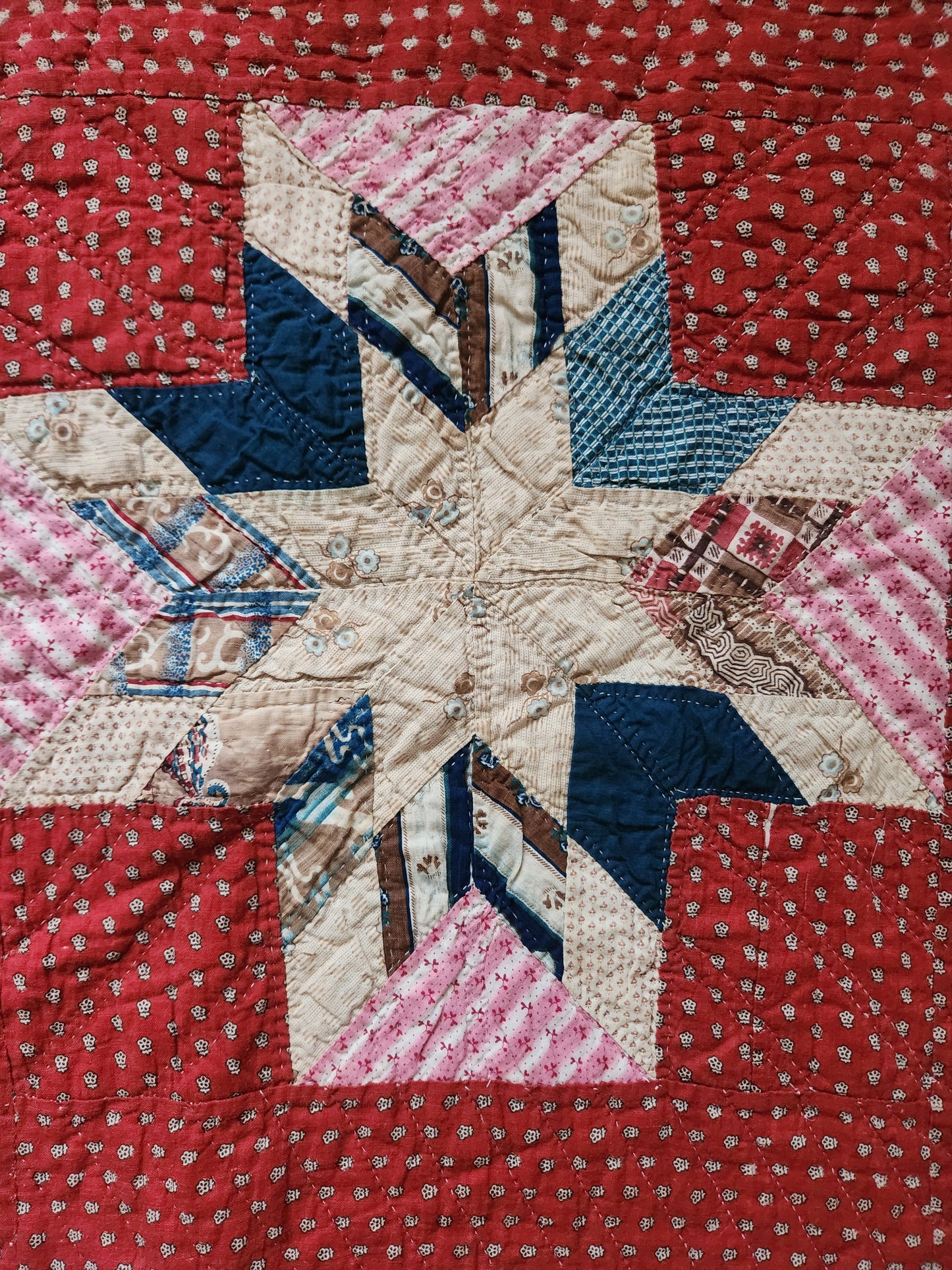 Antique Star Quilt c1880