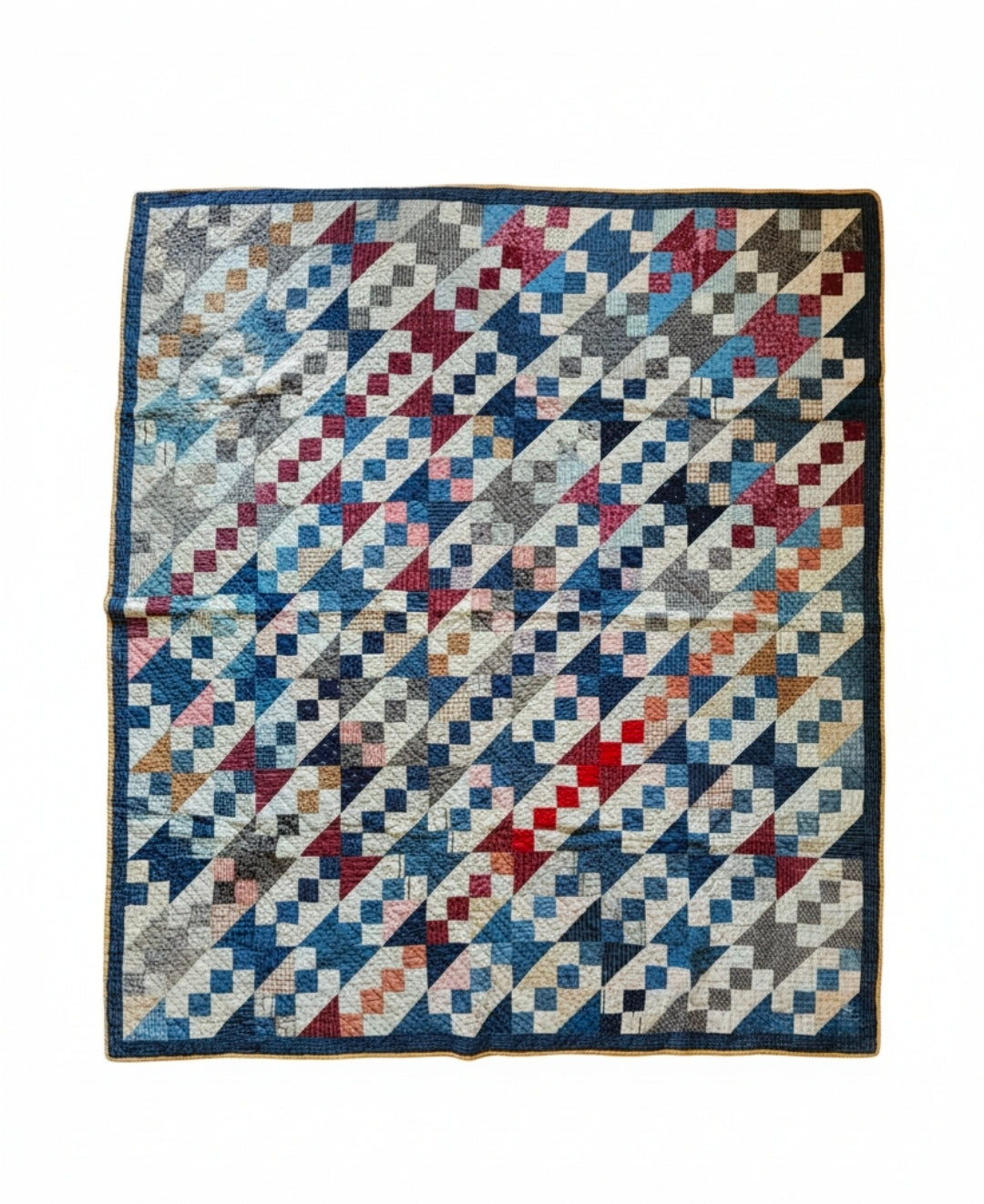 Antique Jacob’s Ladder Quilt c1900