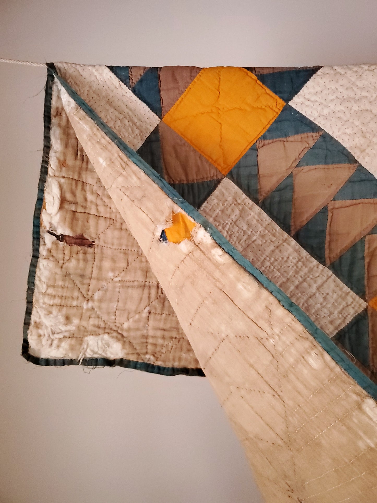 Chrome Block Flying Geese Quilt