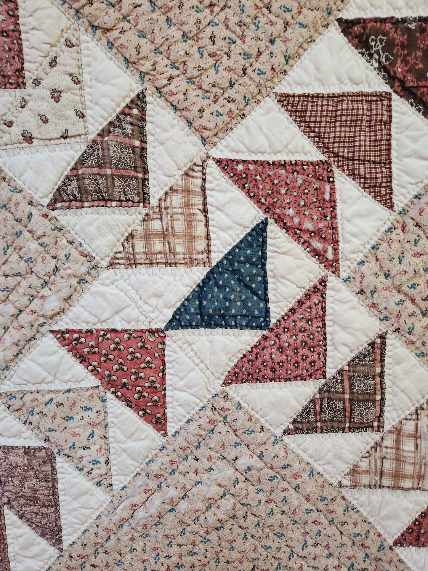 Antique Flying Geese Quilt c1870