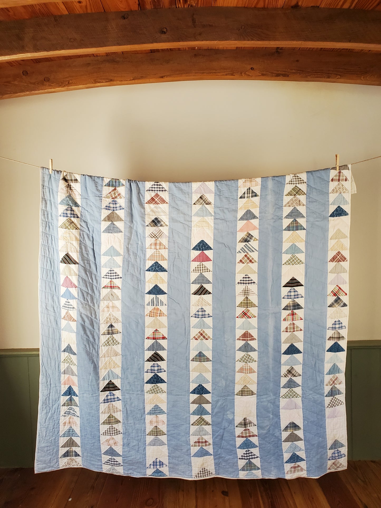 Vintage Flying Geese Quilt