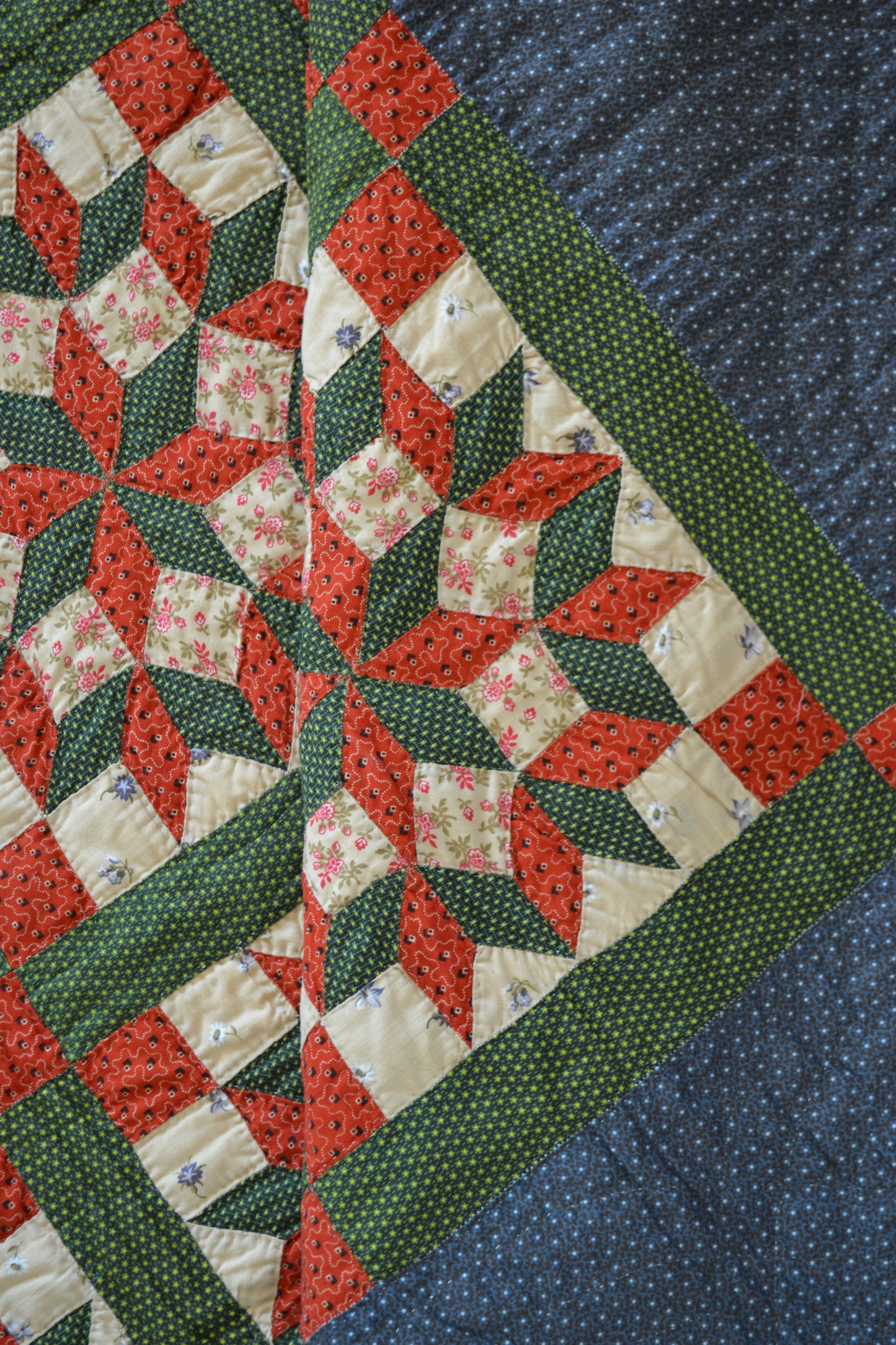 Antique Carpenter's Star Quilt