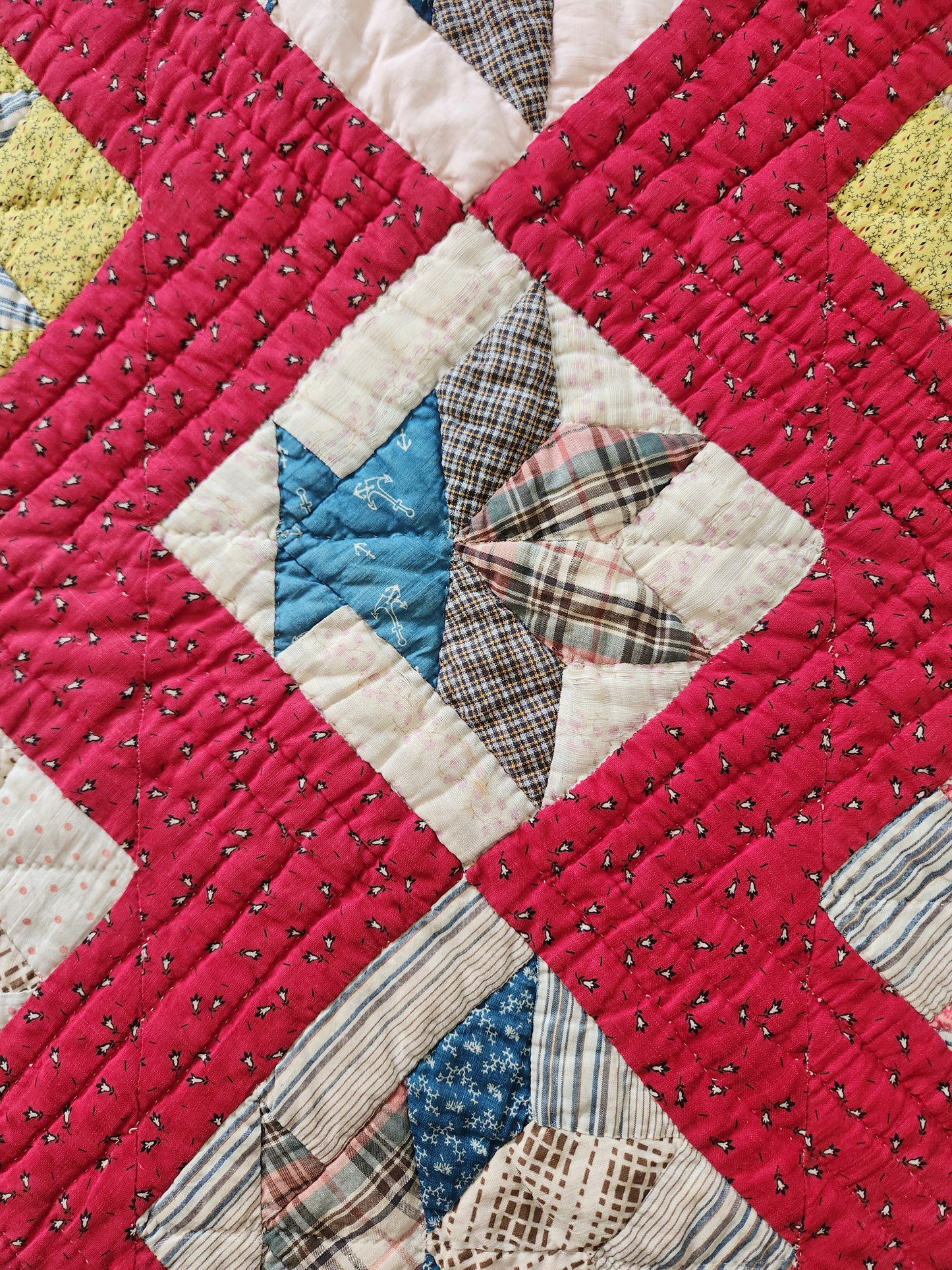 Antique Cactus Pot Quilt