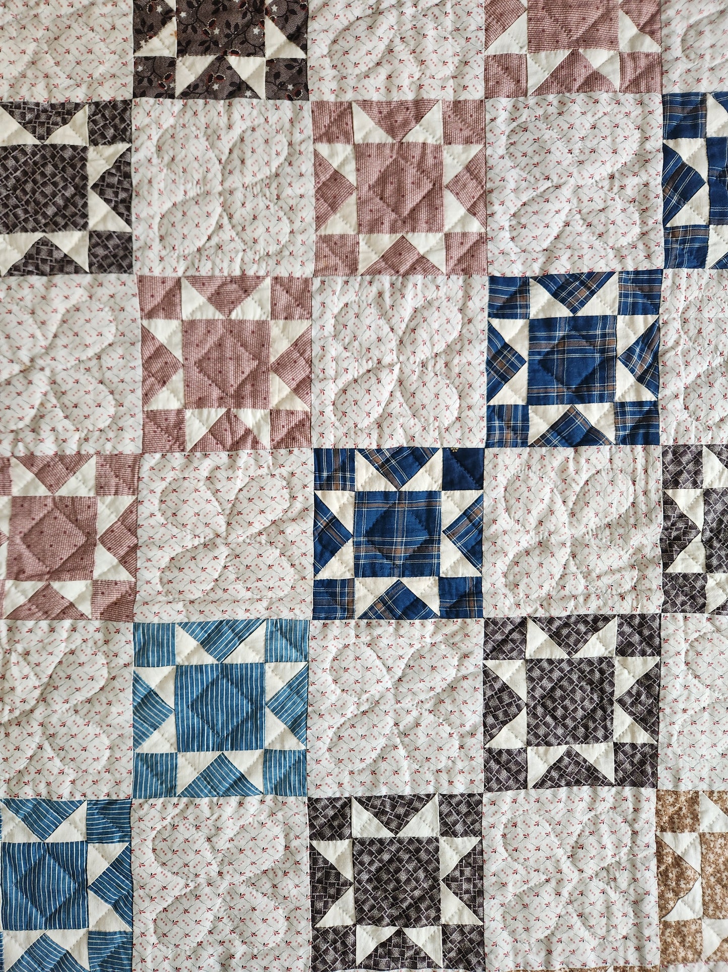 Antique Evening Star Quilt c1900