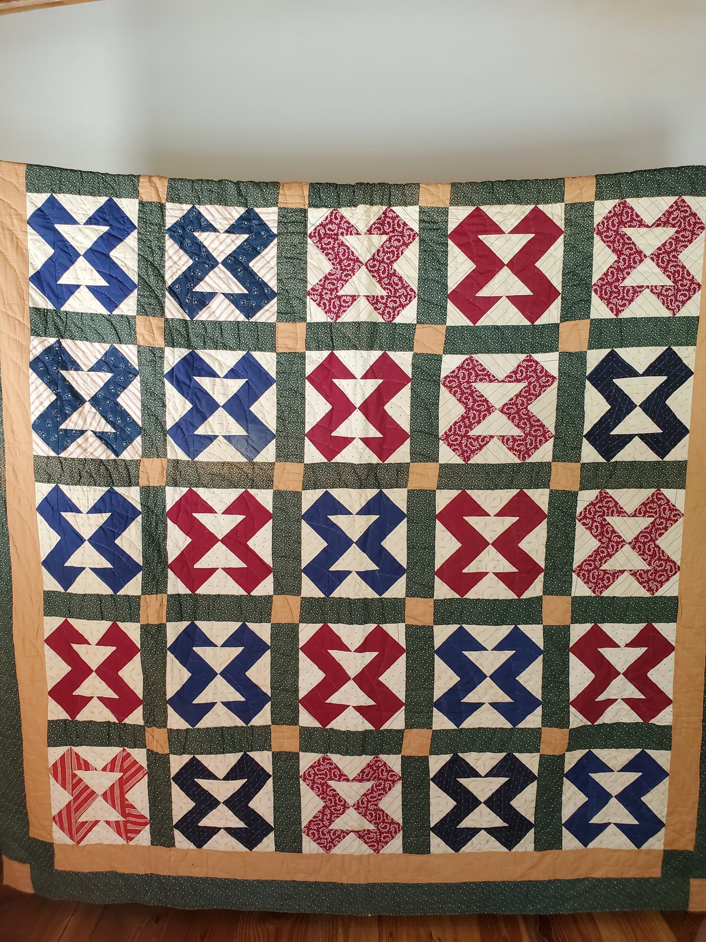 Antique Patchwork Quilt c1890