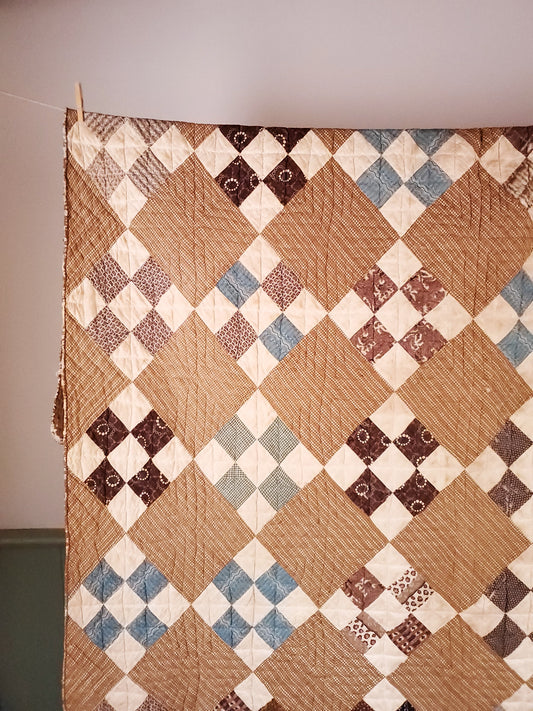 Antique 9 Patch Quilt