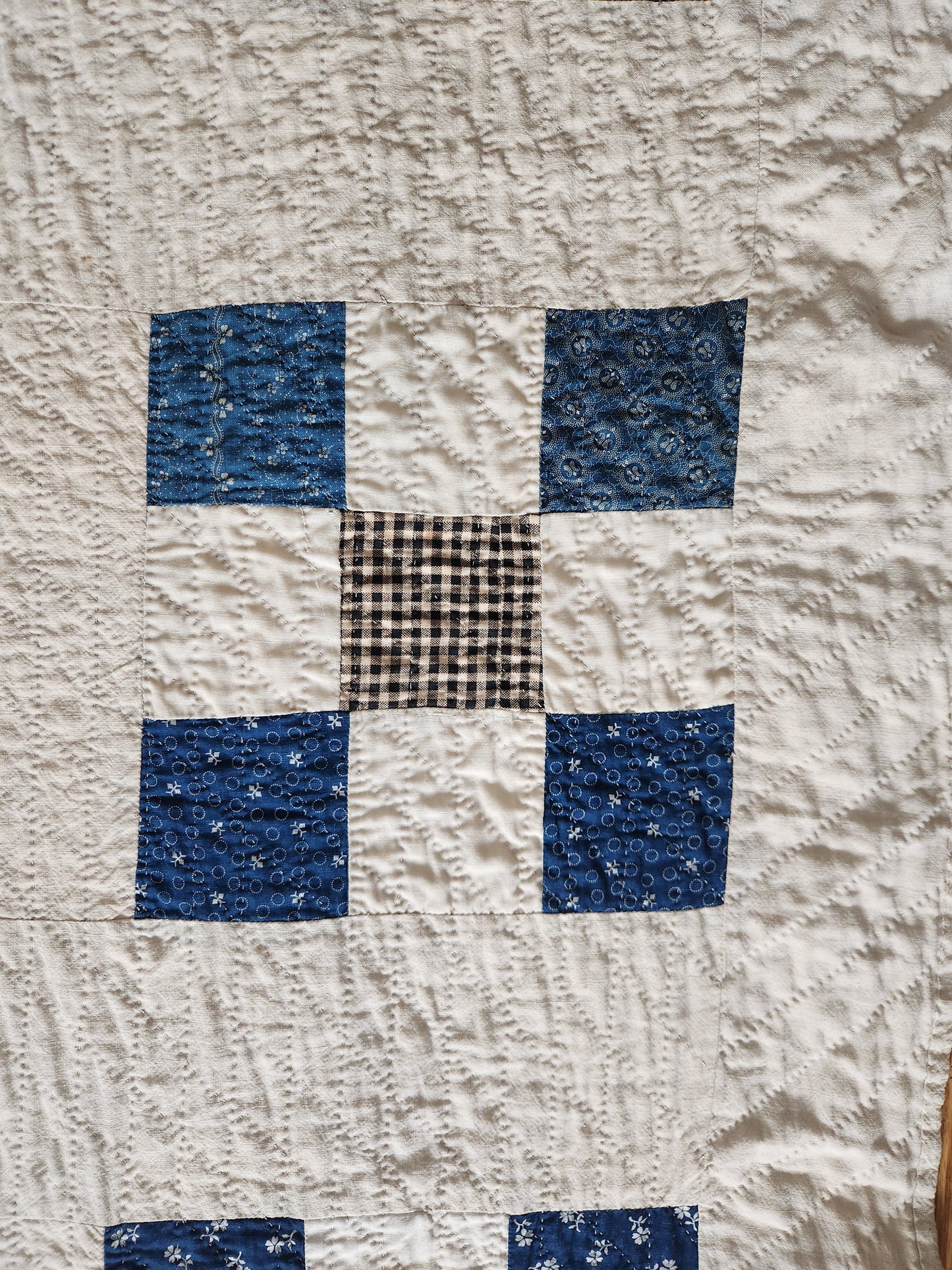 Sea Island Nine Patch c1900