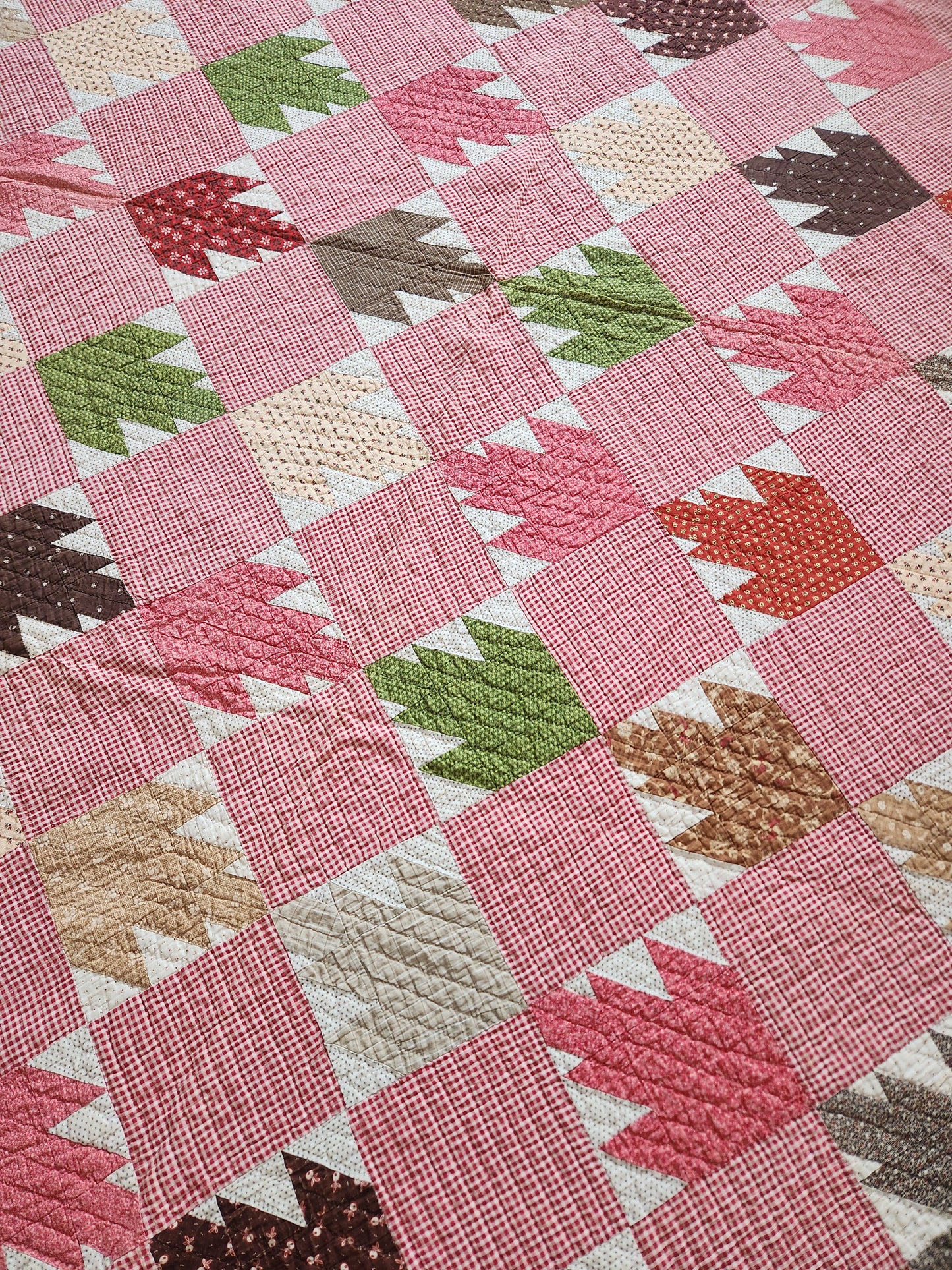 Antique Patchwork Quilt c1870