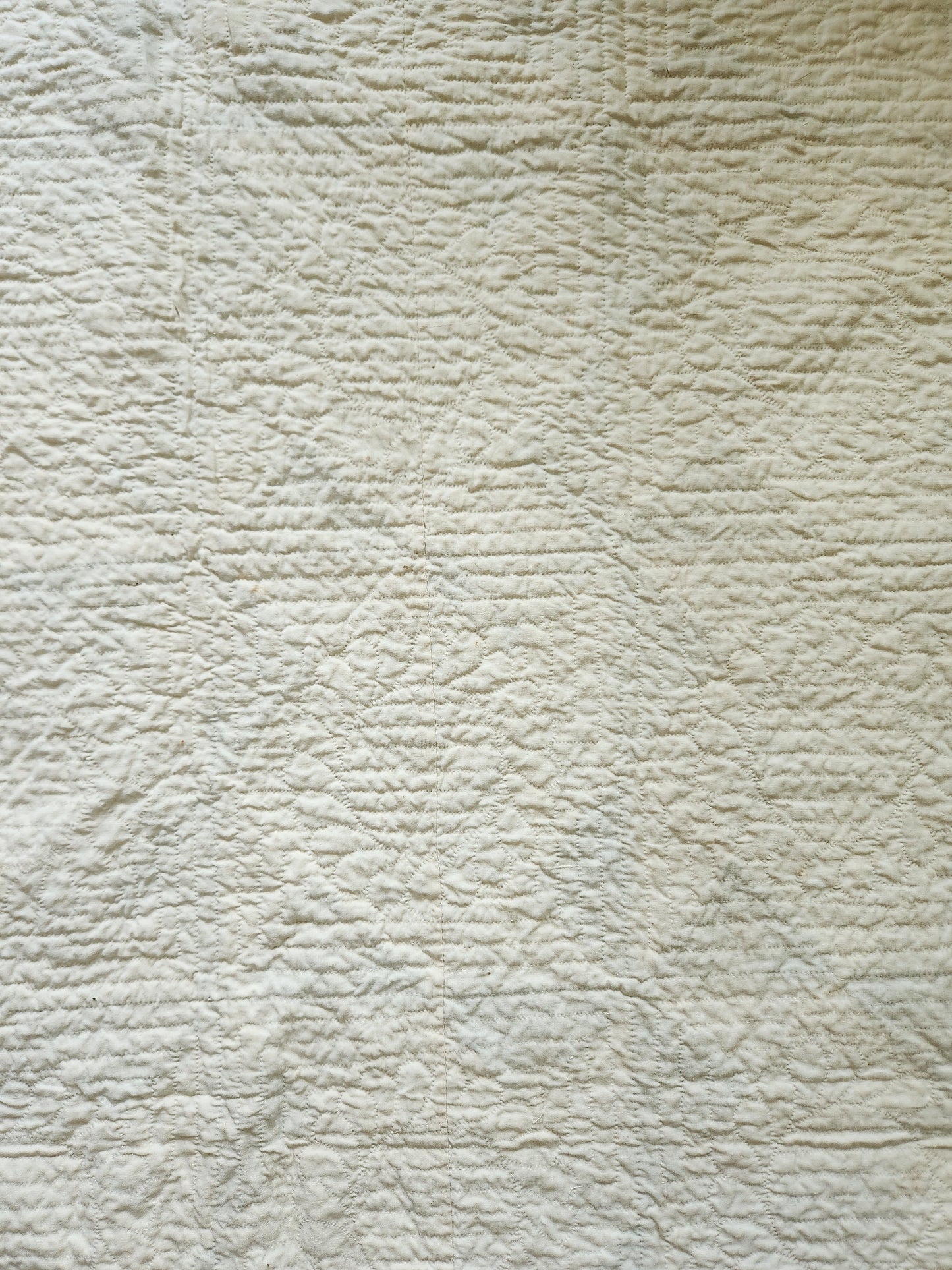 Antique Green & White Pinwheel Quilt c1840