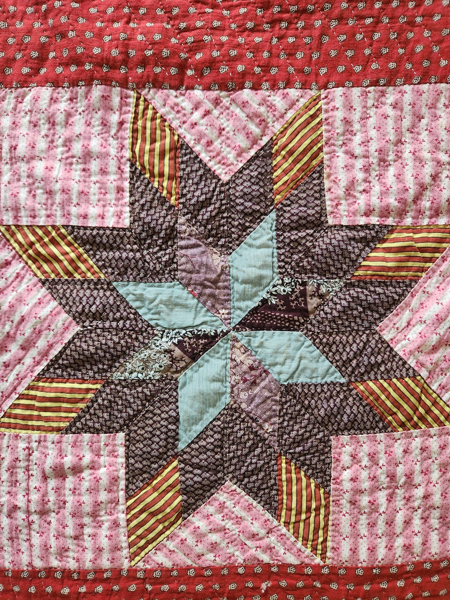 Antique Star Quilt c1880