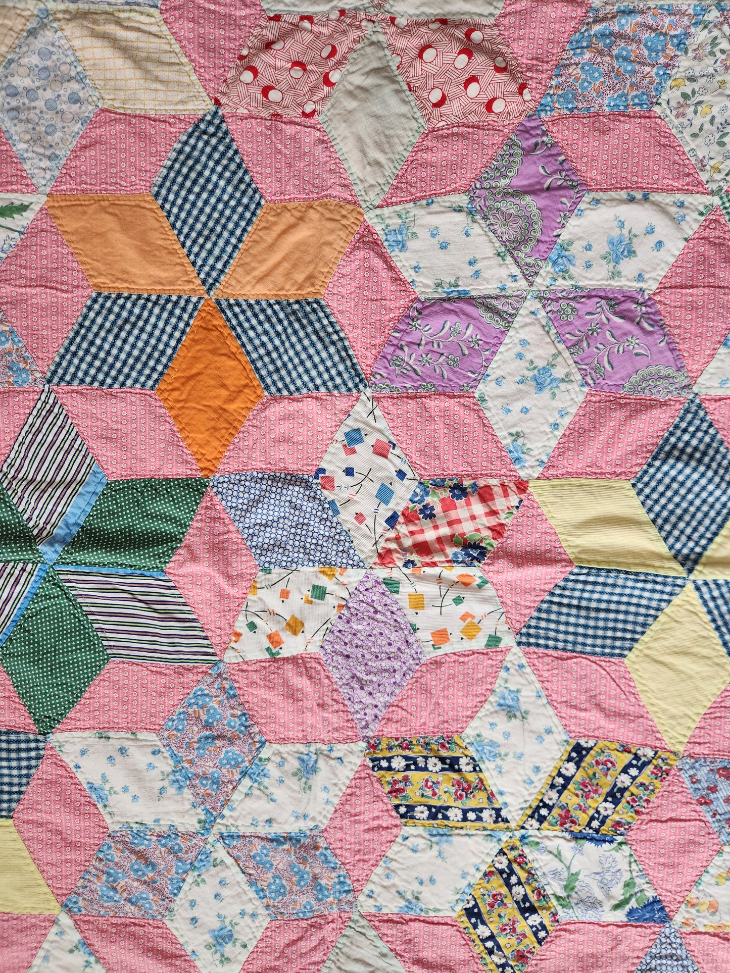 Vintage Stars Quilt c1950