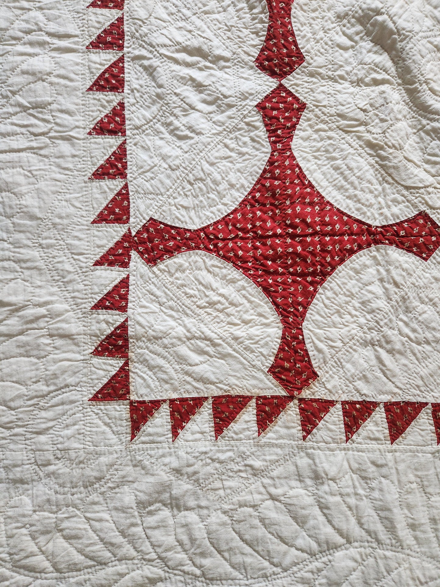 19th Century Red and White Quilt