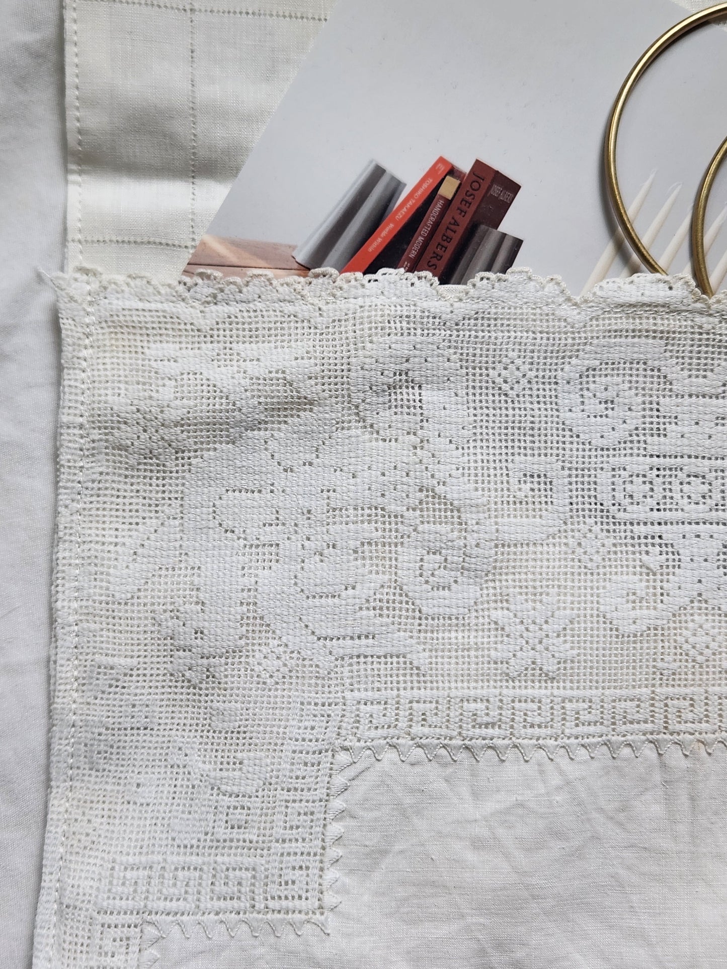 Handmade Travel Pouch from Antique Cloth