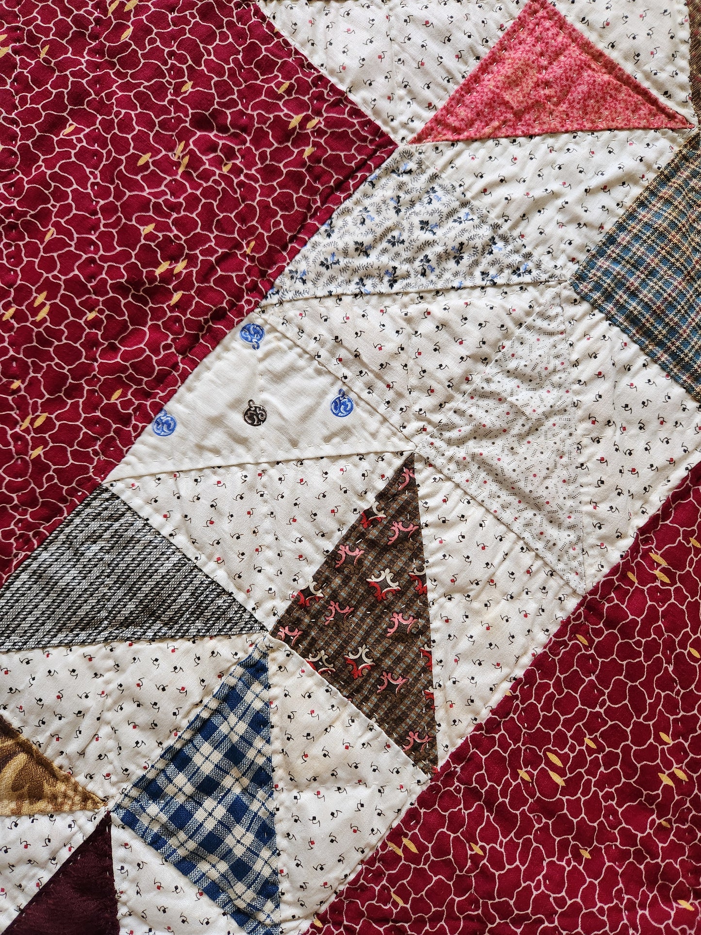 Antique Lady of The Lake Quilt c1890