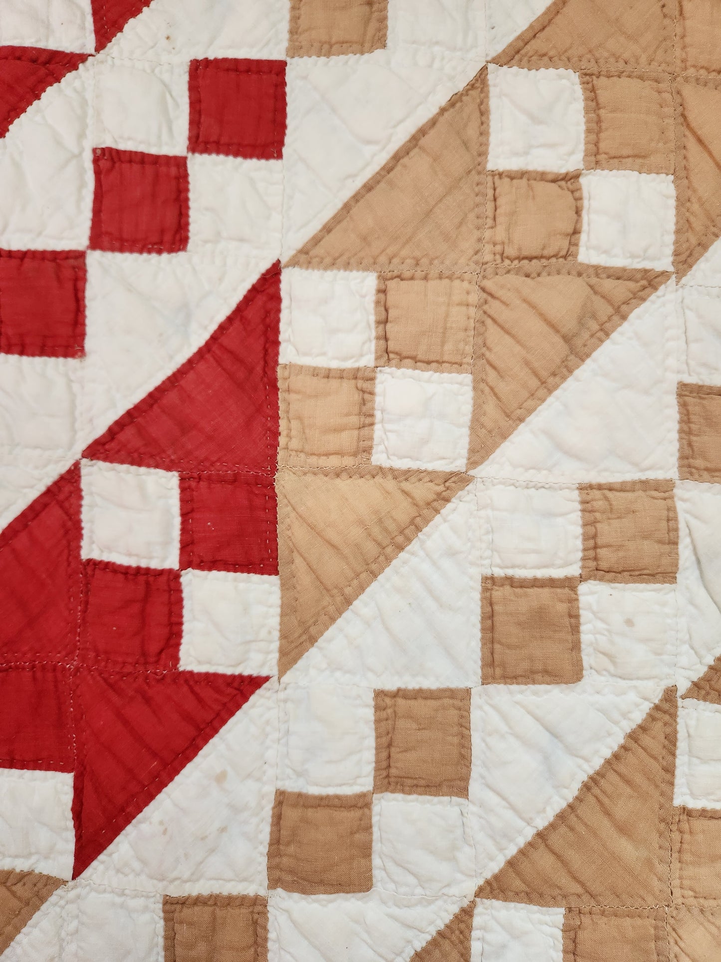 Antique Jacob’s Ladder Quilt c1900