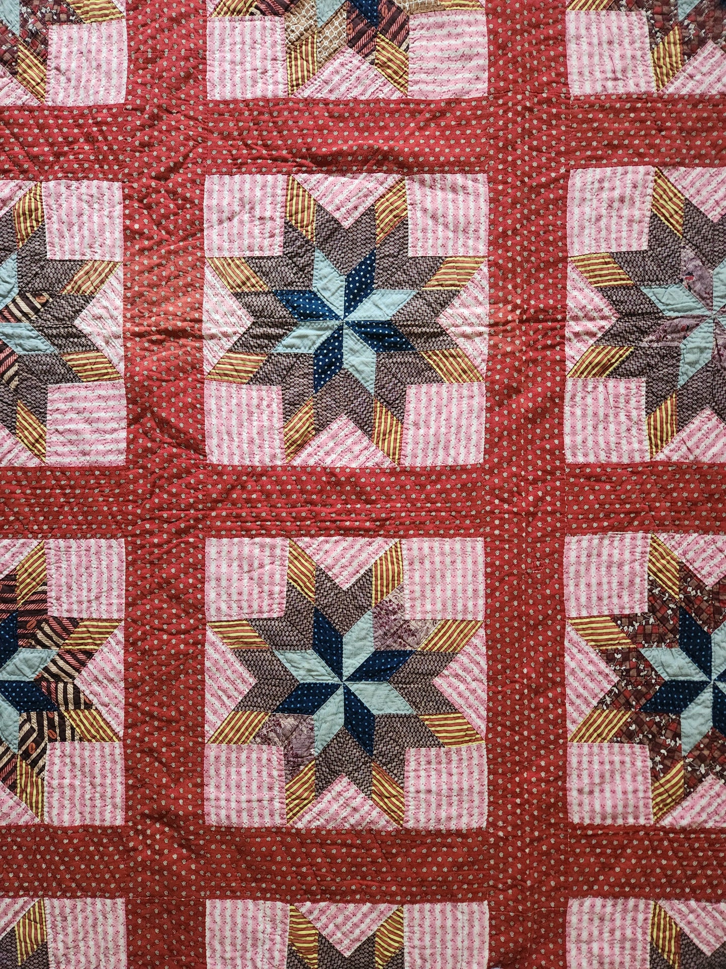 Antique Star Quilt c1880