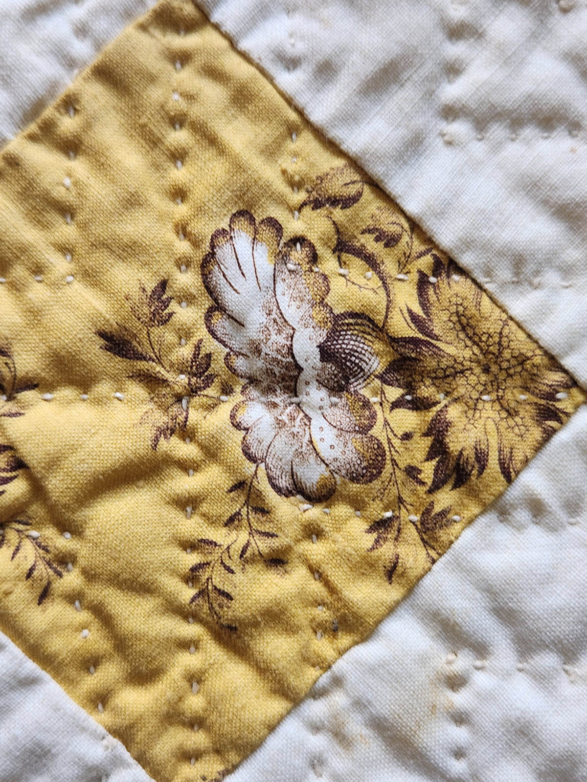 Antique 19th Century Nine Patch Quilt