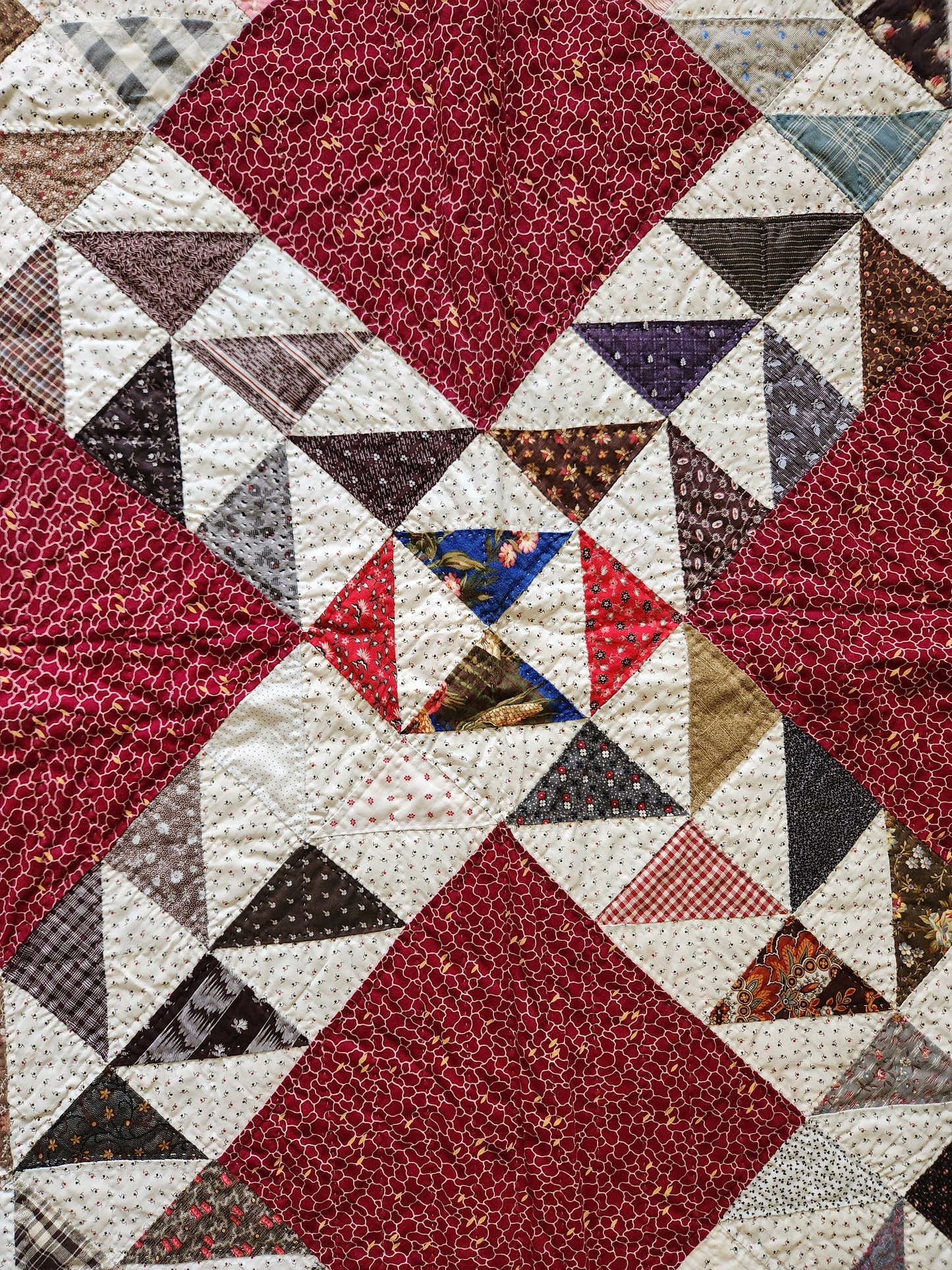 Antique Lady of The Lake Quilt c1890