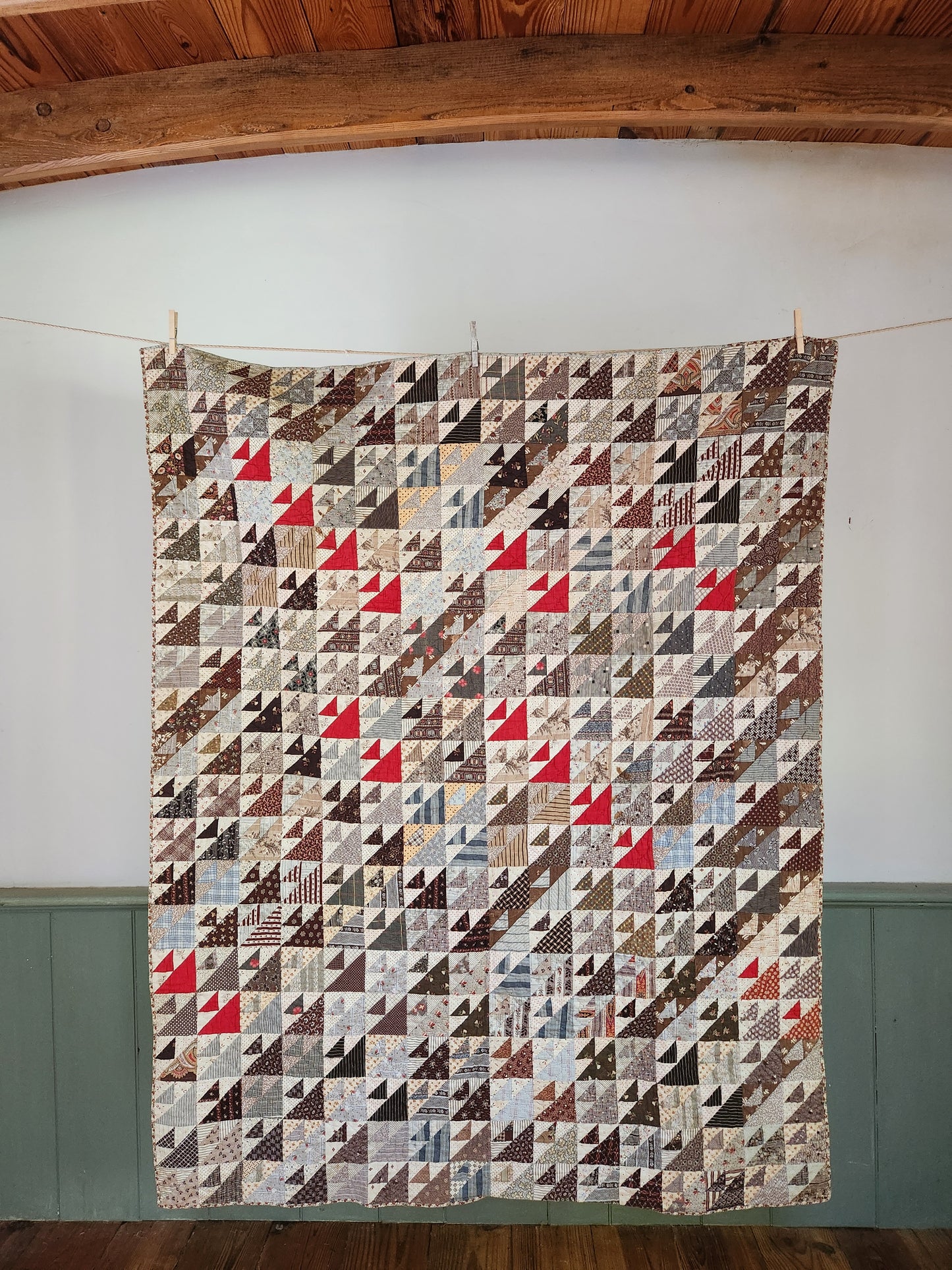 Antique Crib Quilt c1880