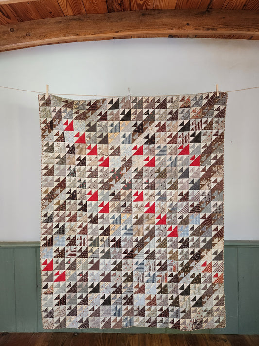 Antique Crib Quilt c1880