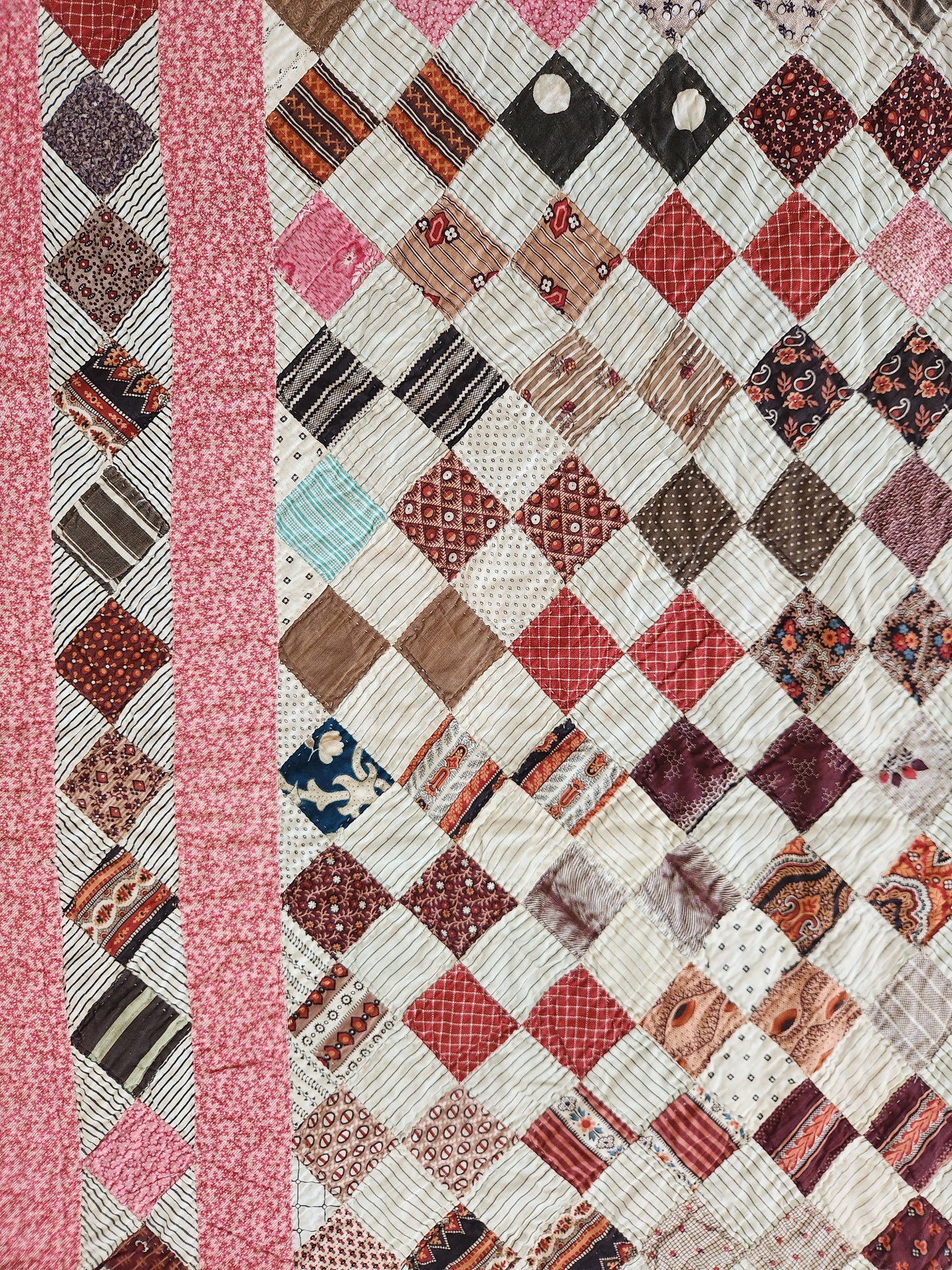 Antique Patchwork Quilt c1880