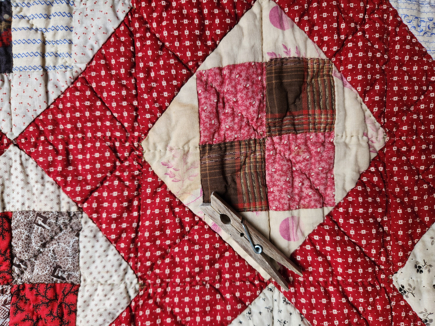 Stunning Patchwork Quilt c1890